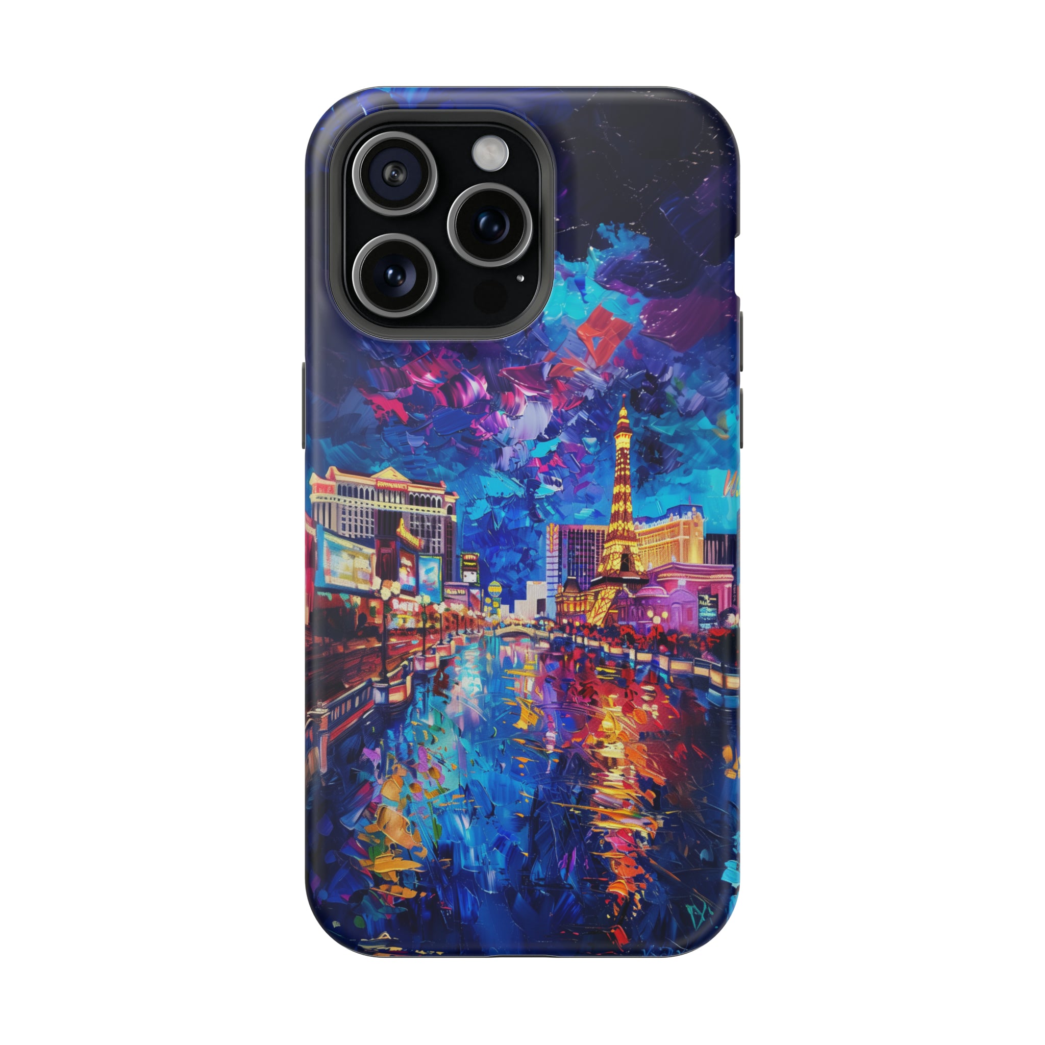 STIKISS™ Oil Paints Collection 01-012 Las Vegas iPhone MagSafe Tough Case