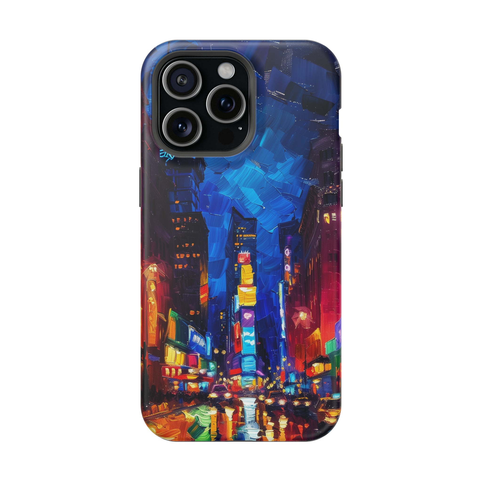 STIKISS™ Oil Paints Collection 01-006 Times Square iPhone MagSafe Tough Case