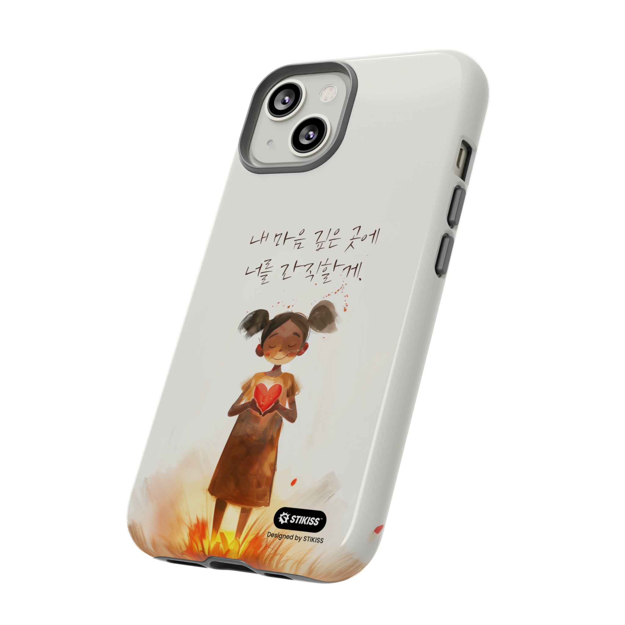 STIKISS™ Exploring Love Collection 005 - deep in my heart Tough iPhone Cases