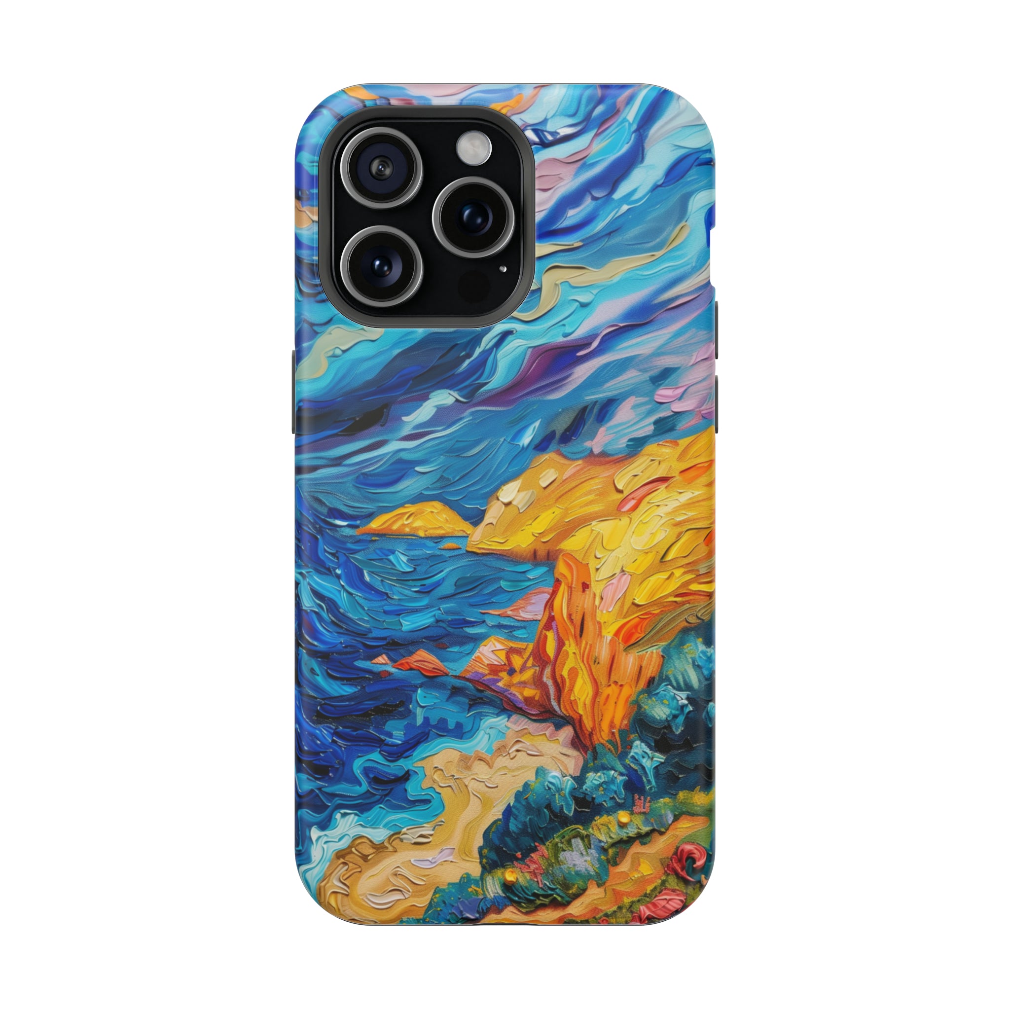 STIKISS™ Oil Paints Collection 01-011 Big Sur iPhone MagSafe Tough Case