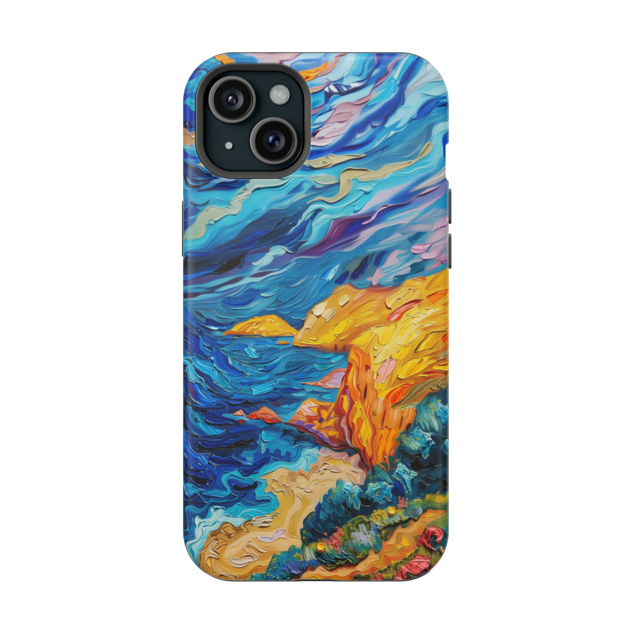 STIKISS™ Oil Paints Collection 01-011 Big Sur iPhone MagSafe Tough Case