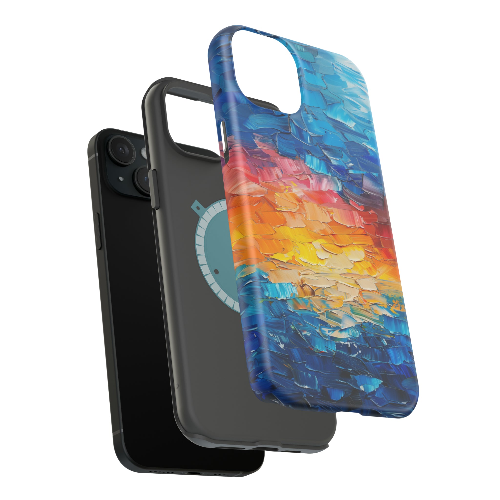 STIKISS™ Oil Paints Collection 01-004 Sunset iPhone MagSafe Tough Case