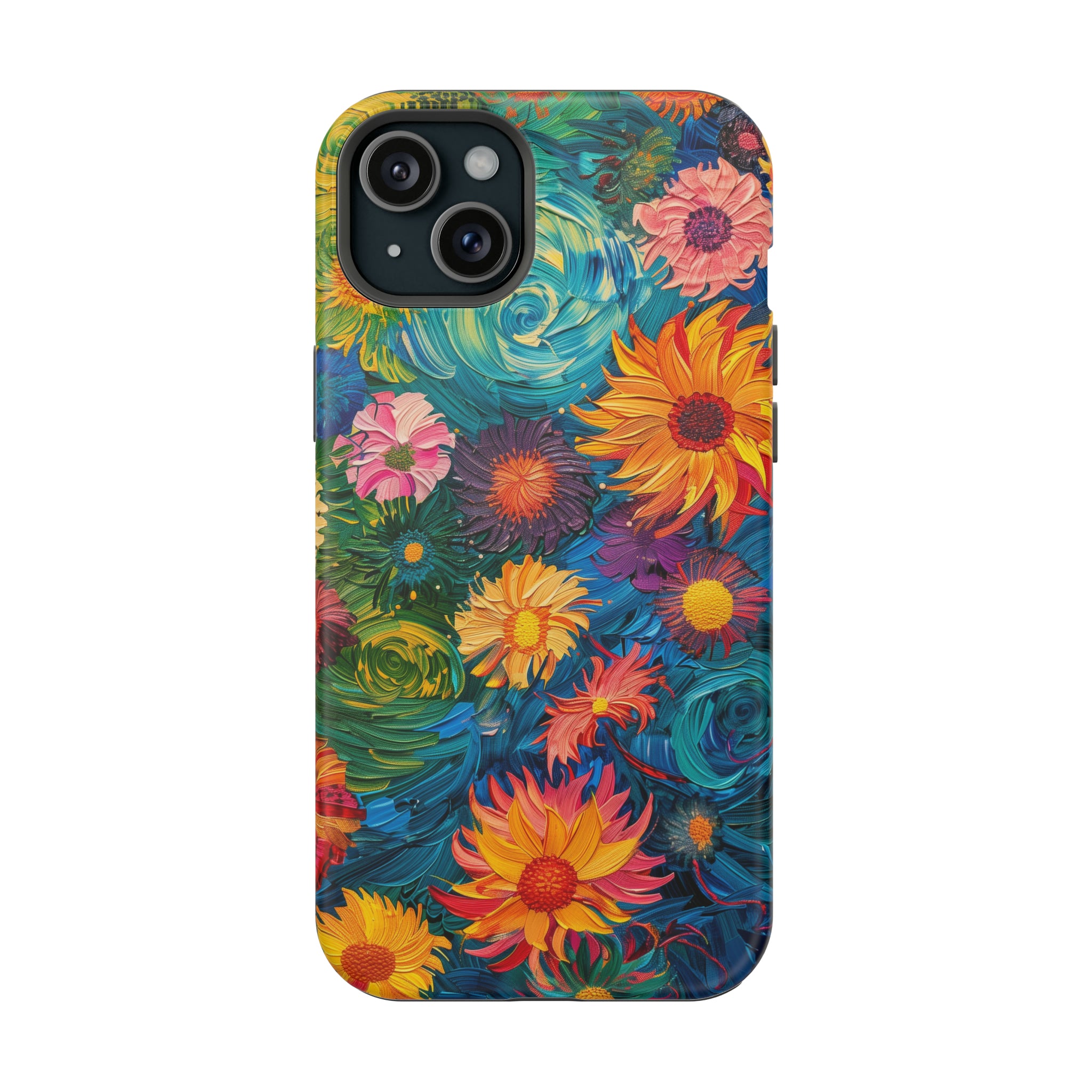 STIKISS™ Oil Paints Collection 01-001 Flowers iPhone MagSafe Tough Case