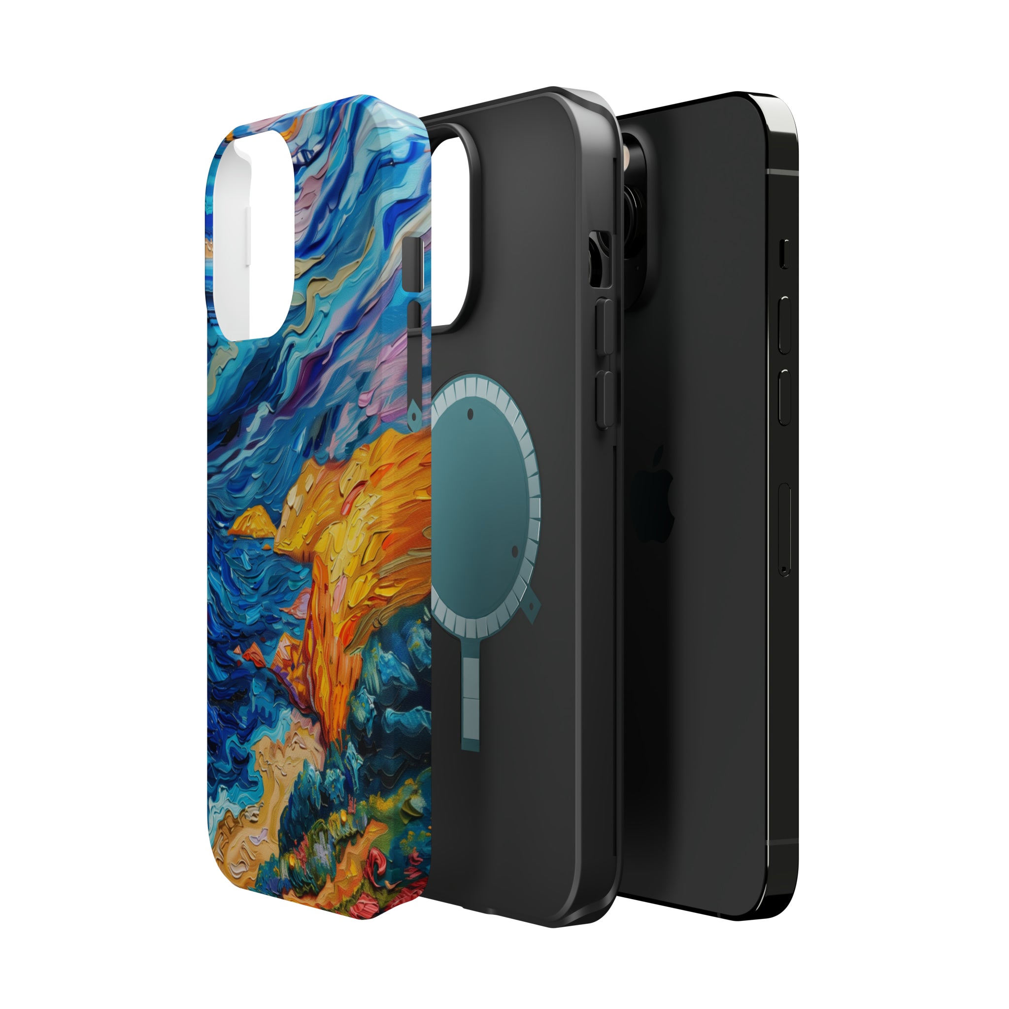 STIKISS™ Oil Paints Collection 01-011 Big Sur iPhone MagSafe Tough Case