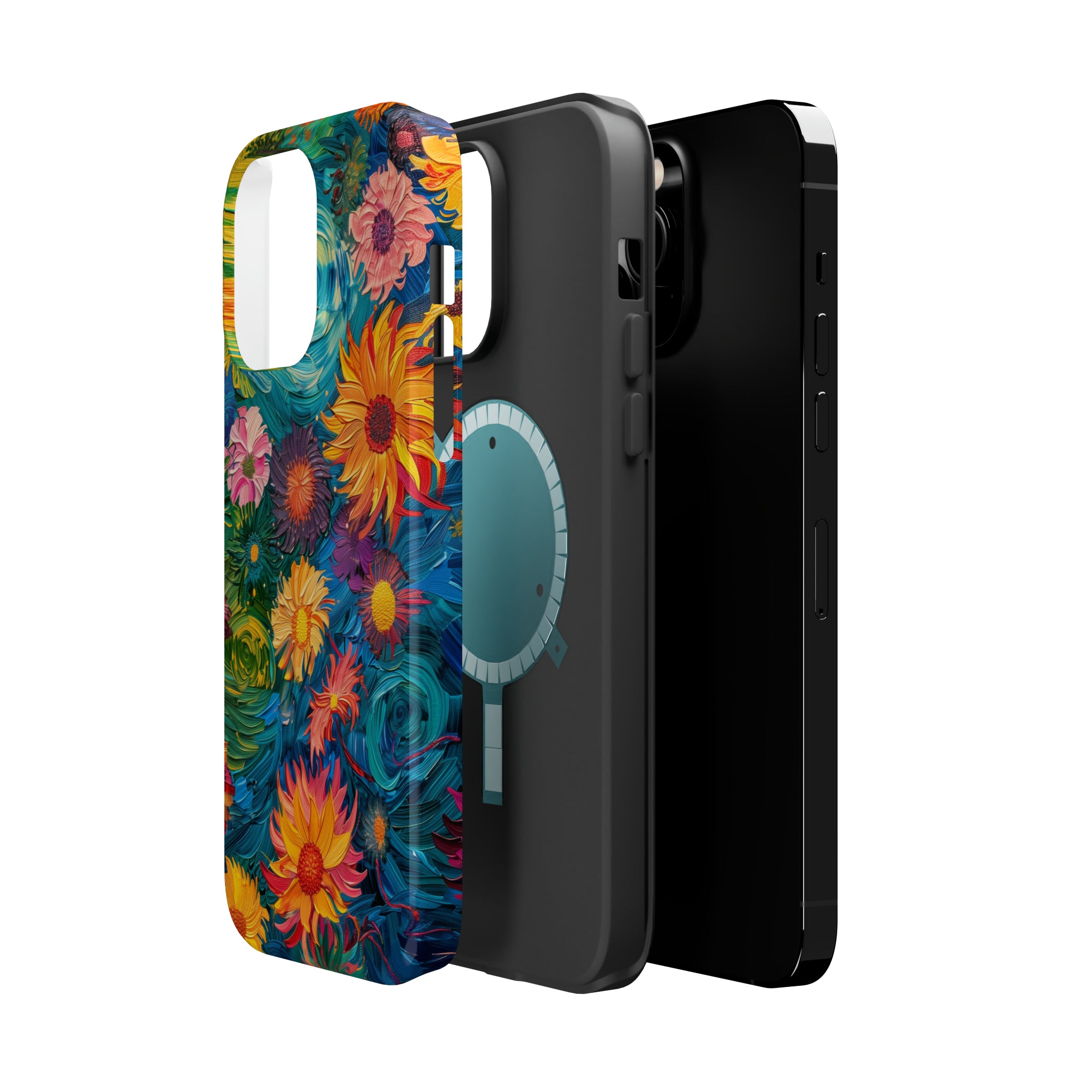 STIKISS™ Oil Paints Collection 01-001 Flowers iPhone MagSafe Tough Case