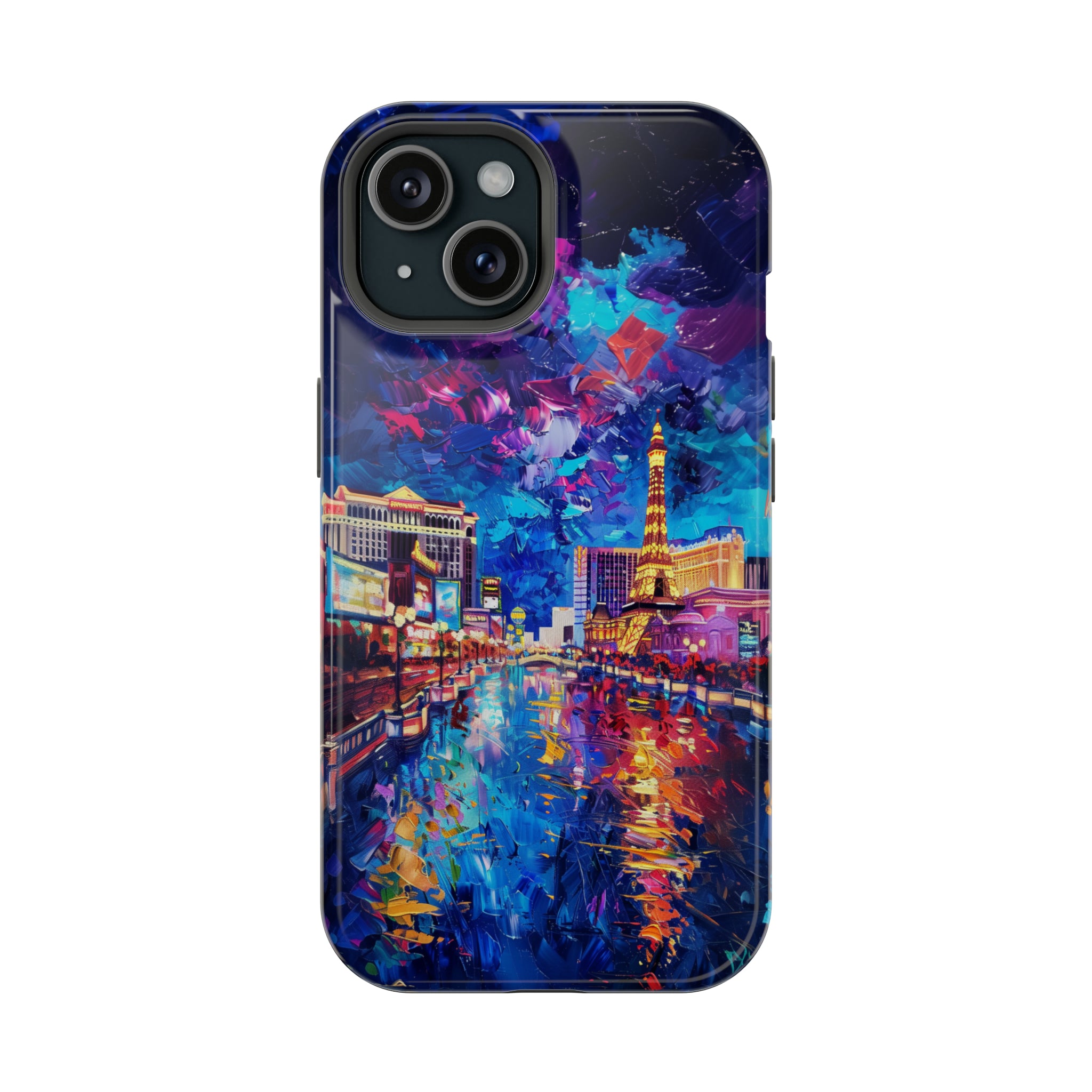 STIKISS™ Oil Paints Collection 01-012 Las Vegas iPhone MagSafe Tough Case