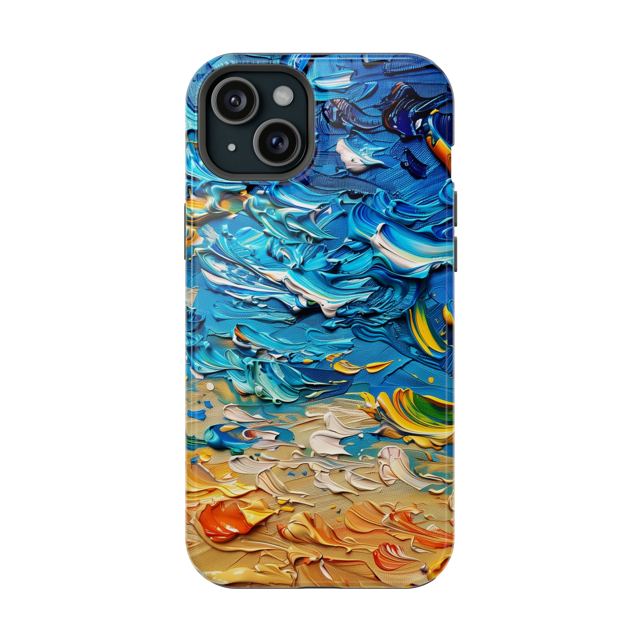 STIKISS™ Oil Paints Collection 01-008 Beach iPhone MagSafe Tough Case