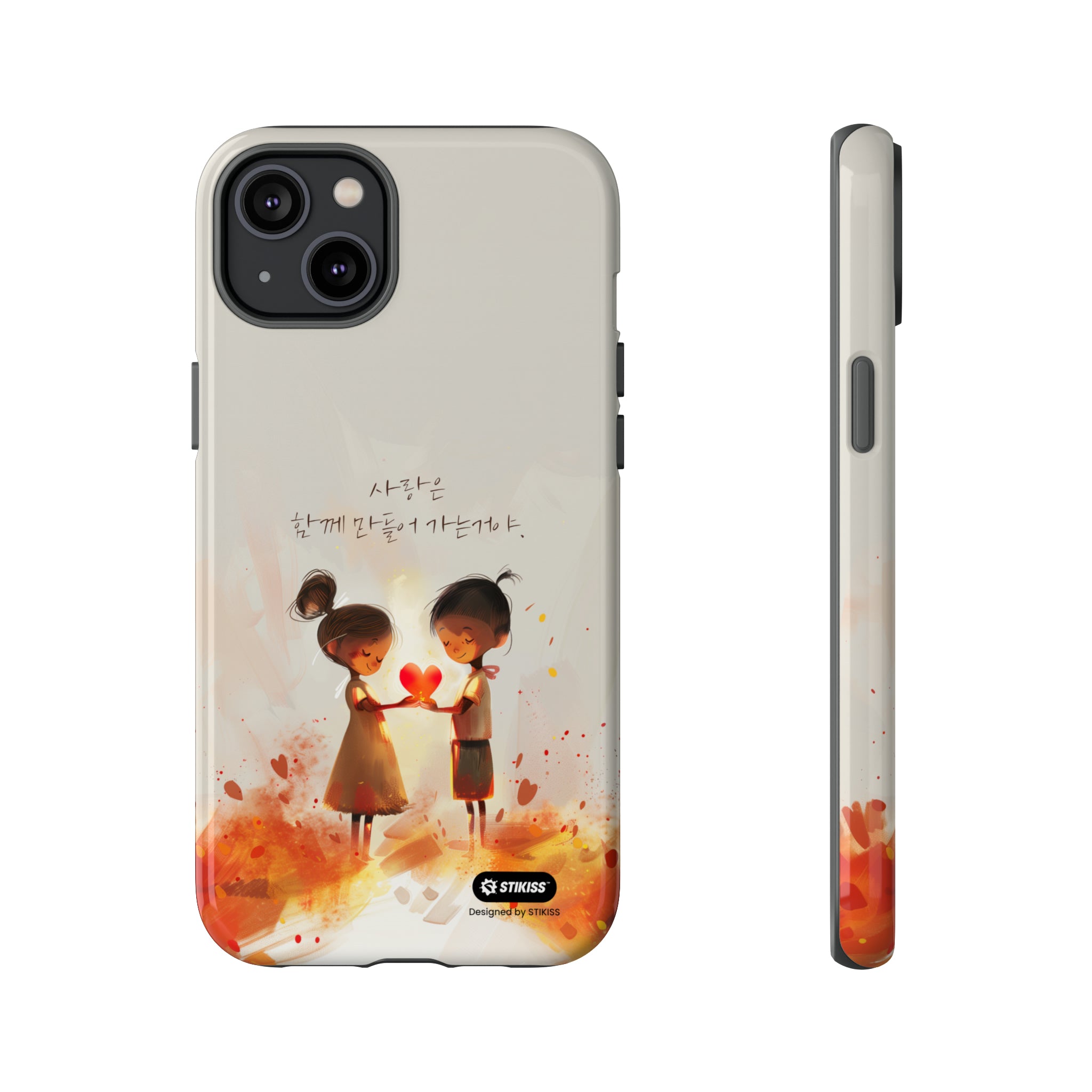 STIKISS™ Exploring Love Collection 009 - Create together Tough iPhone Cases