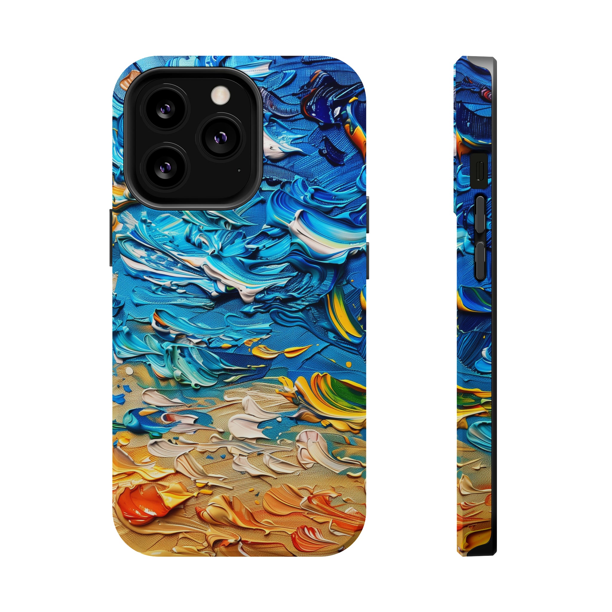 STIKISS™ Oil Paints Collection 01-008 Beach iPhone MagSafe Tough Case