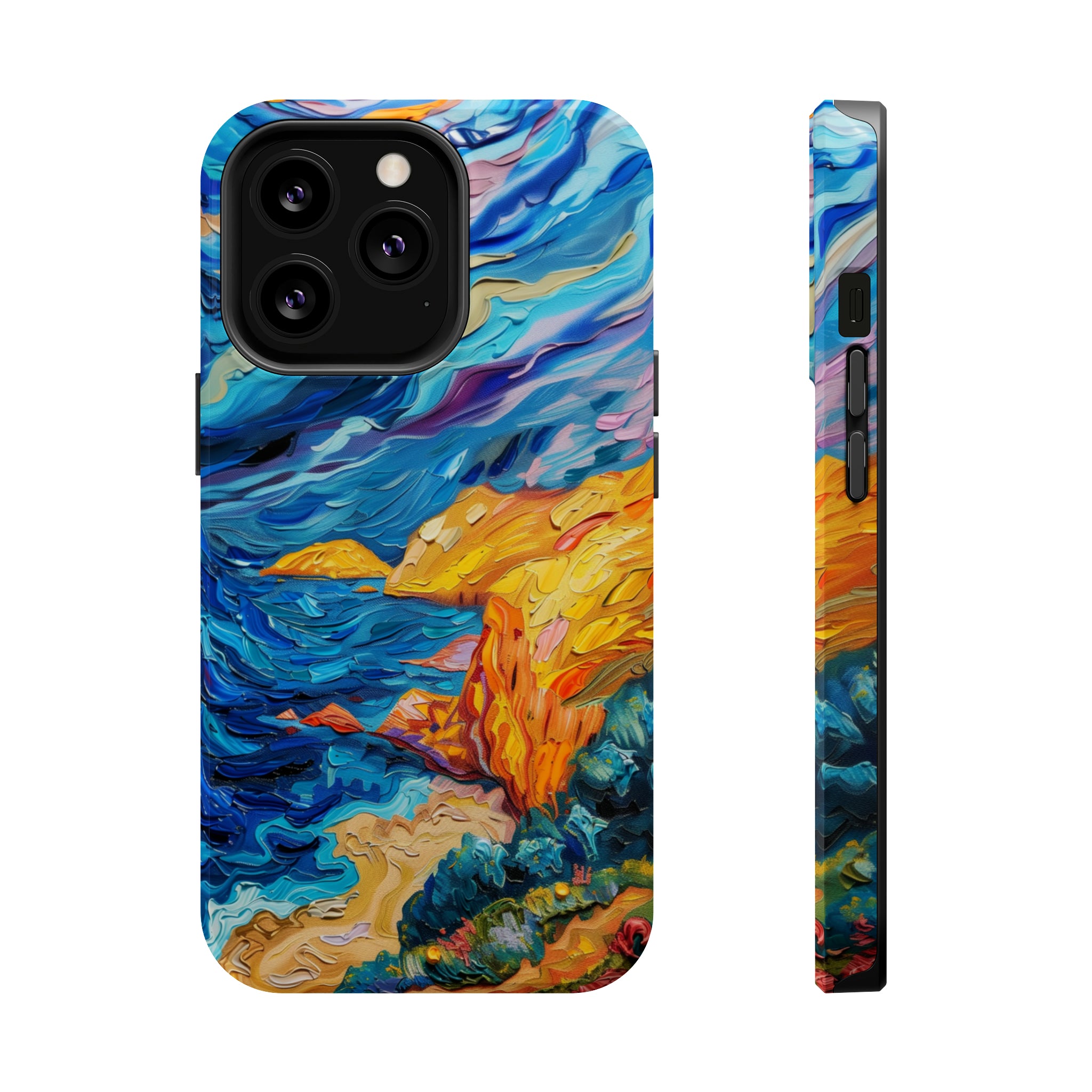 STIKISS™ Oil Paints Collection 01-011 Big Sur iPhone MagSafe Tough Case