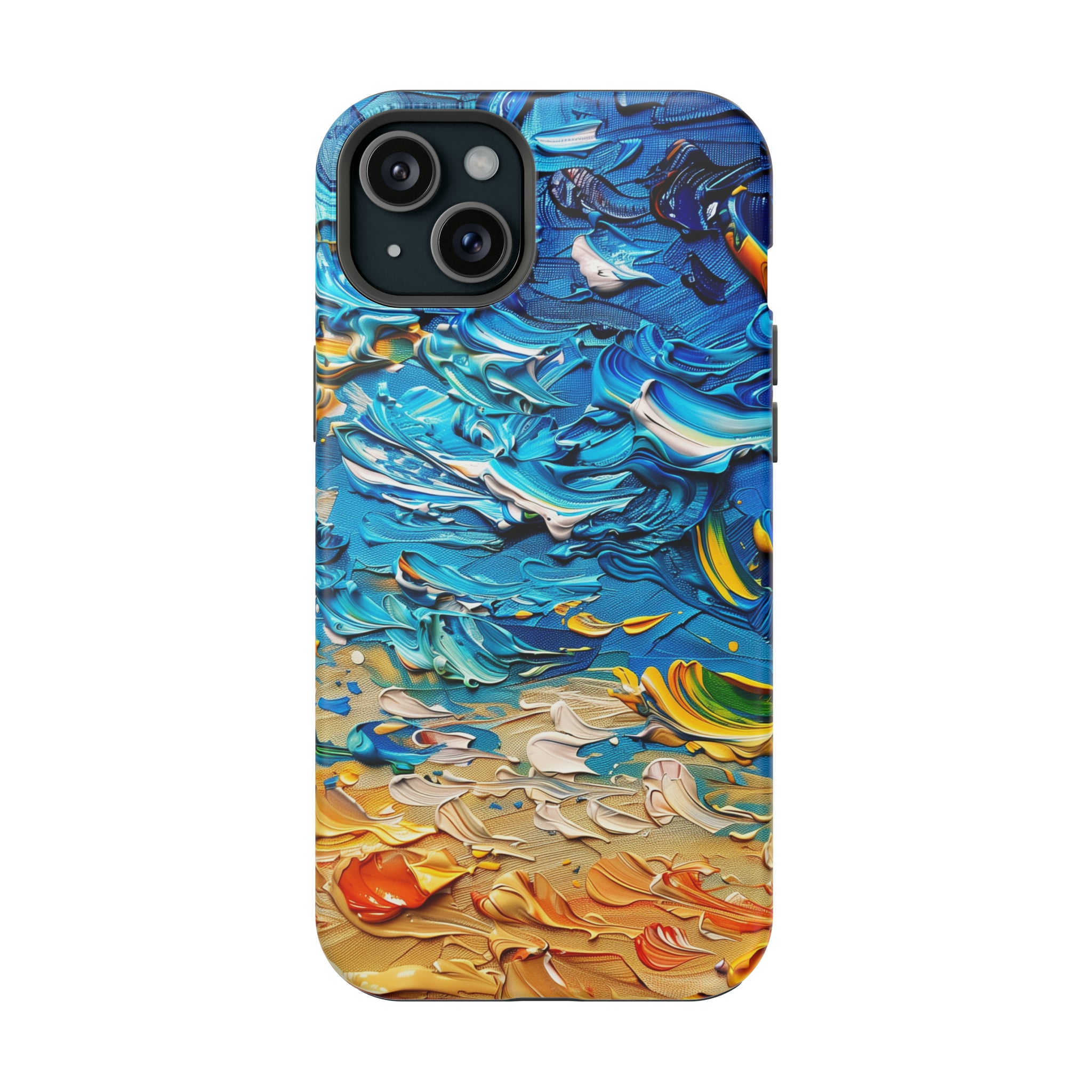 STIKISS™ Oil Paints Collection 01-008 Beach iPhone MagSafe Tough Case