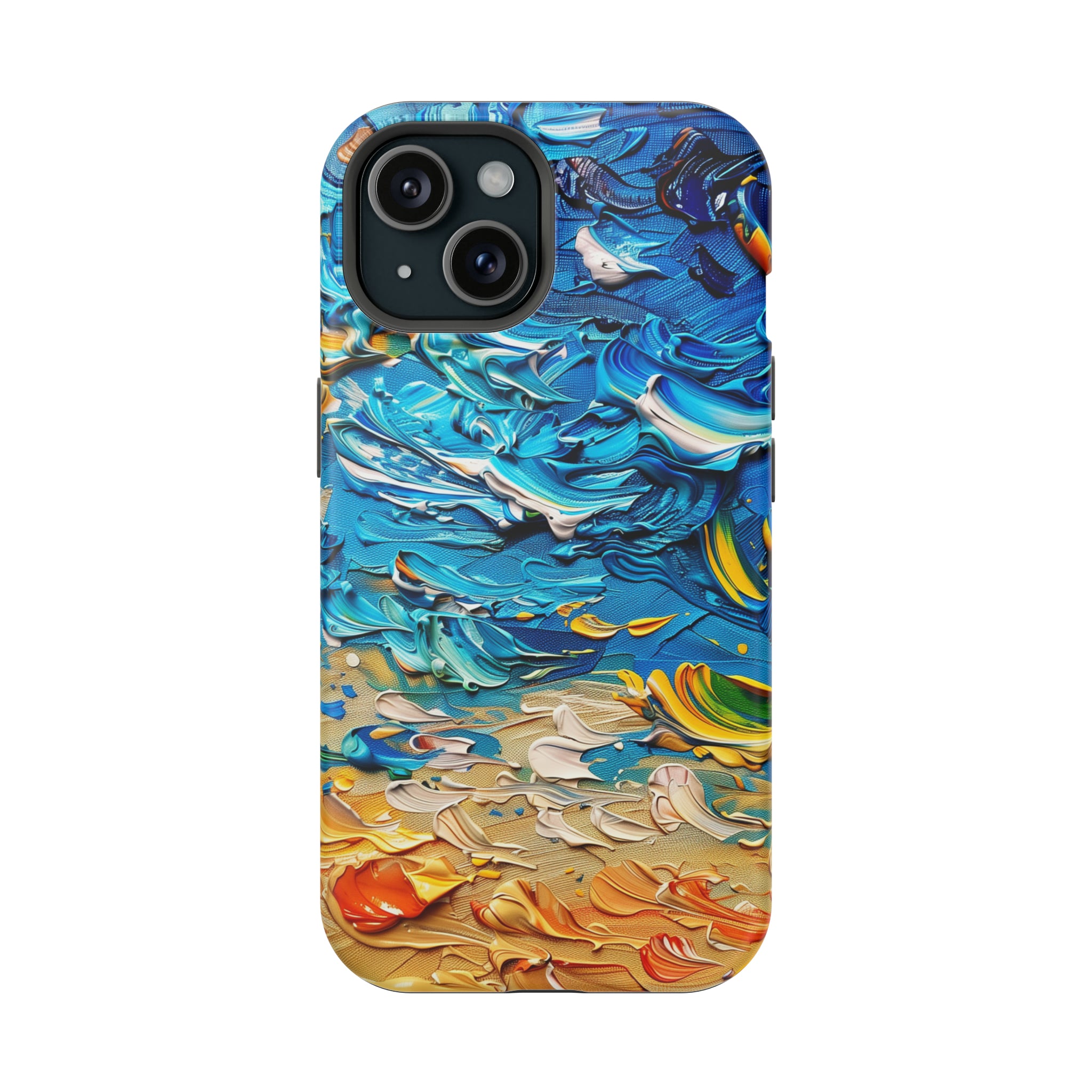 STIKISS™ Oil Paints Collection 01-008 Beach iPhone MagSafe Tough Case