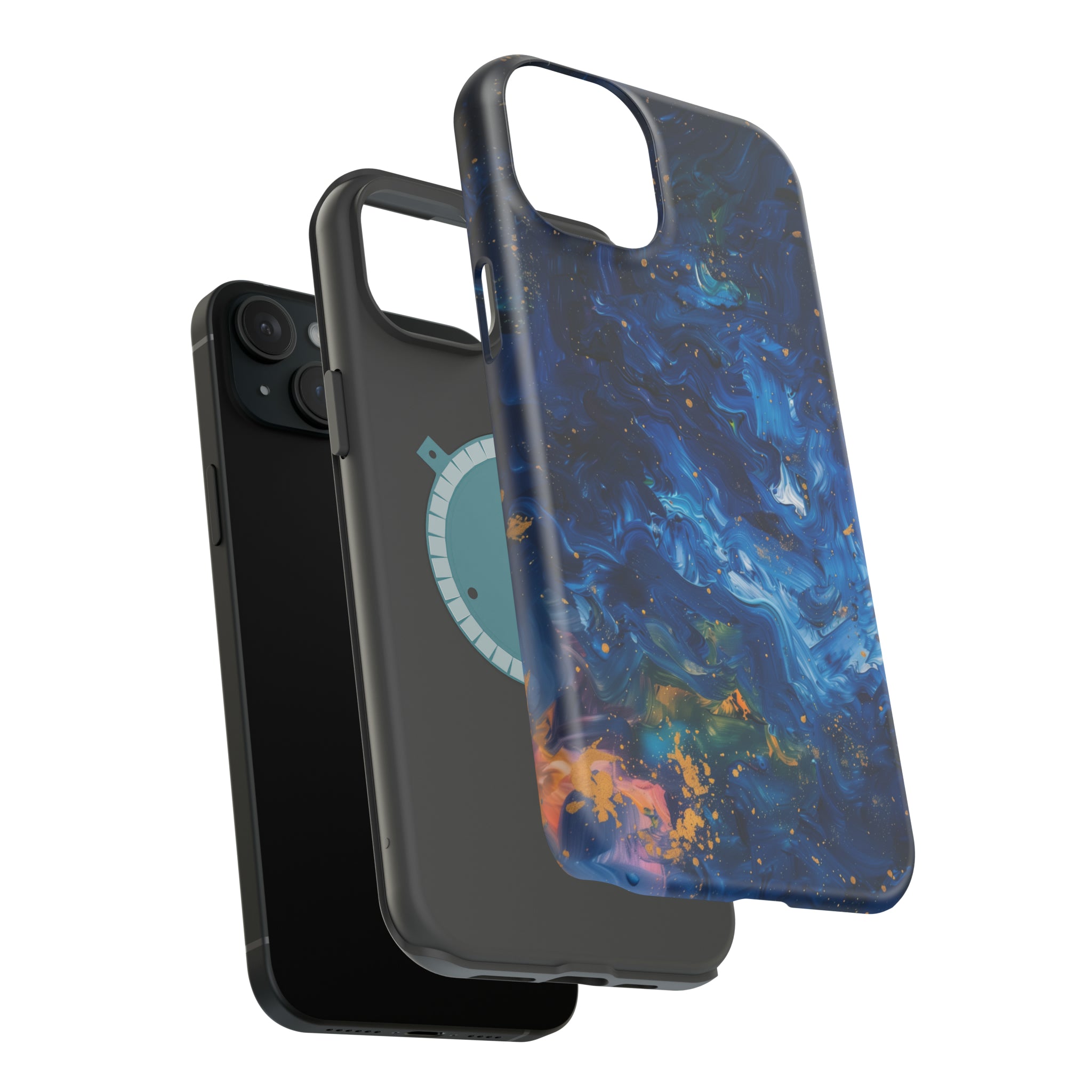 STIKISS™ Oil Paints Collection 01-013 Milky way iPhone MagSafe Tough Case