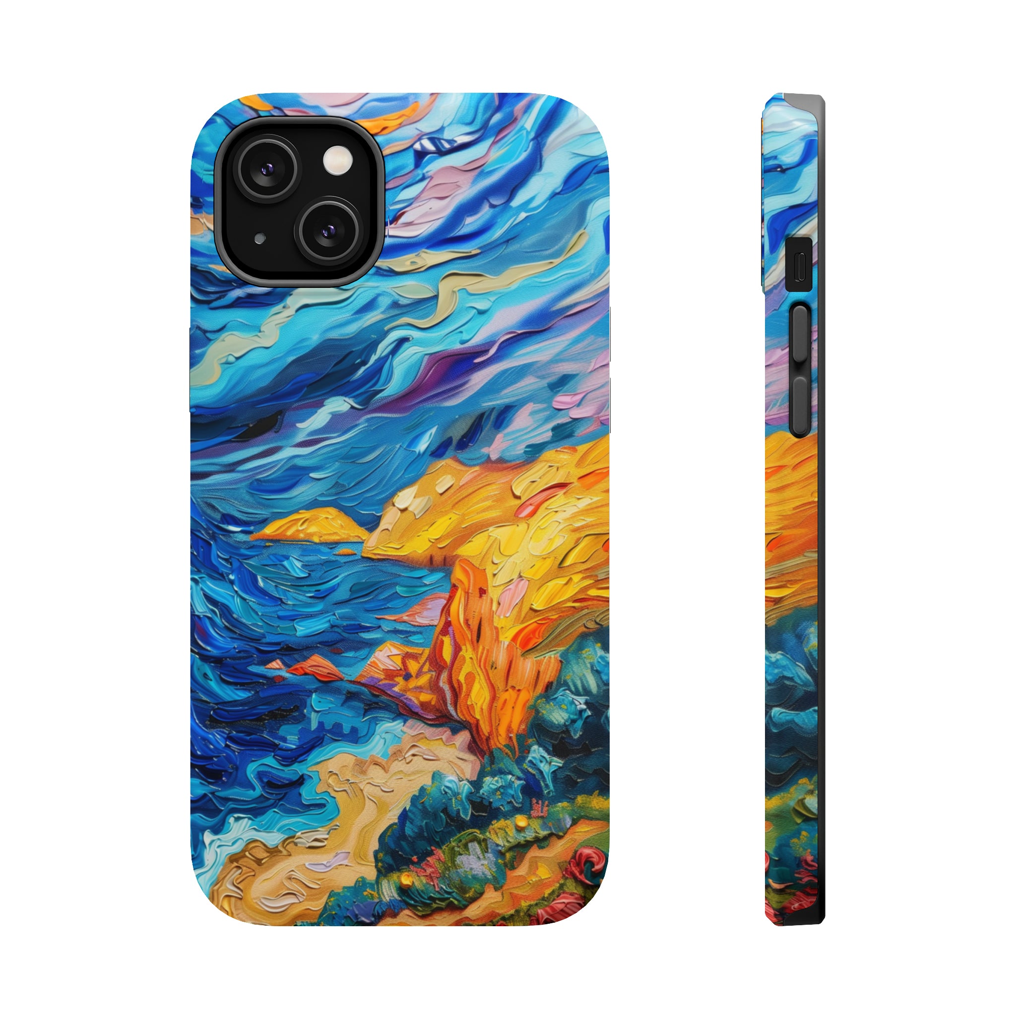 STIKISS™ Oil Paints Collection 01-011 Big Sur iPhone MagSafe Tough Case