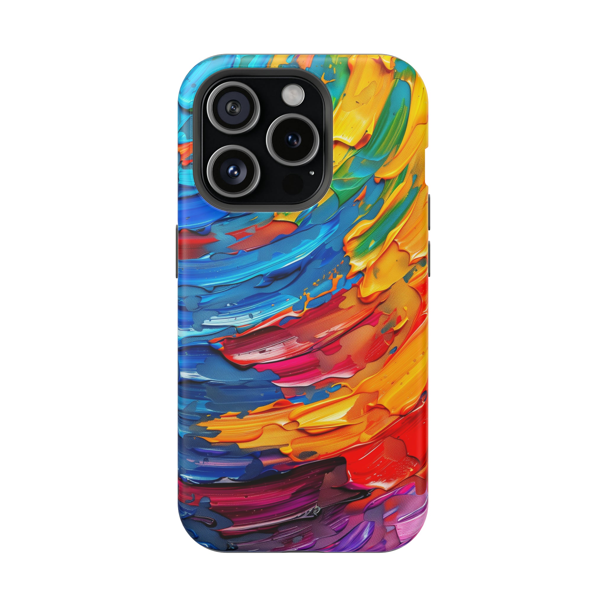 STIKISS™ Oil Paints Collection 01-015 Rainbow iPhone MagSafe Tough Case