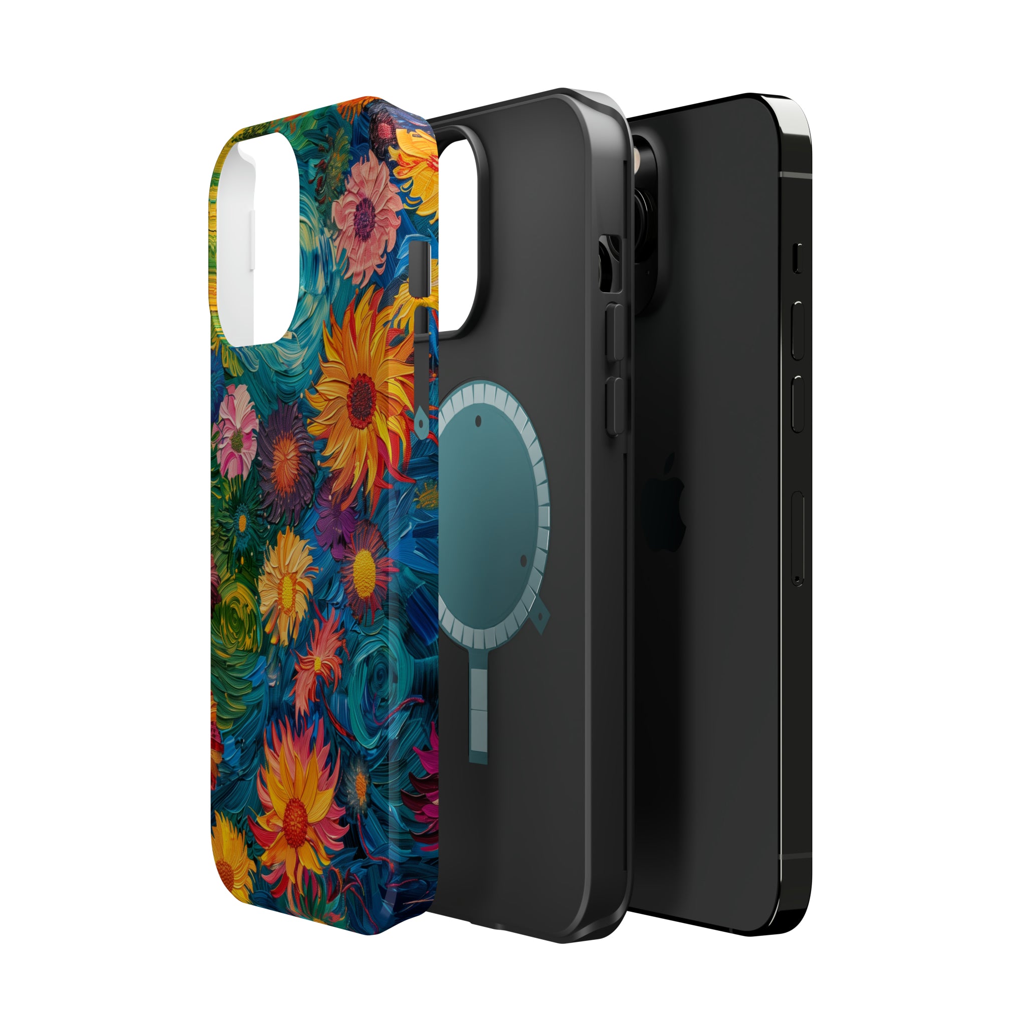 STIKISS™ Oil Paints Collection 01-001 Flowers iPhone MagSafe Tough Case