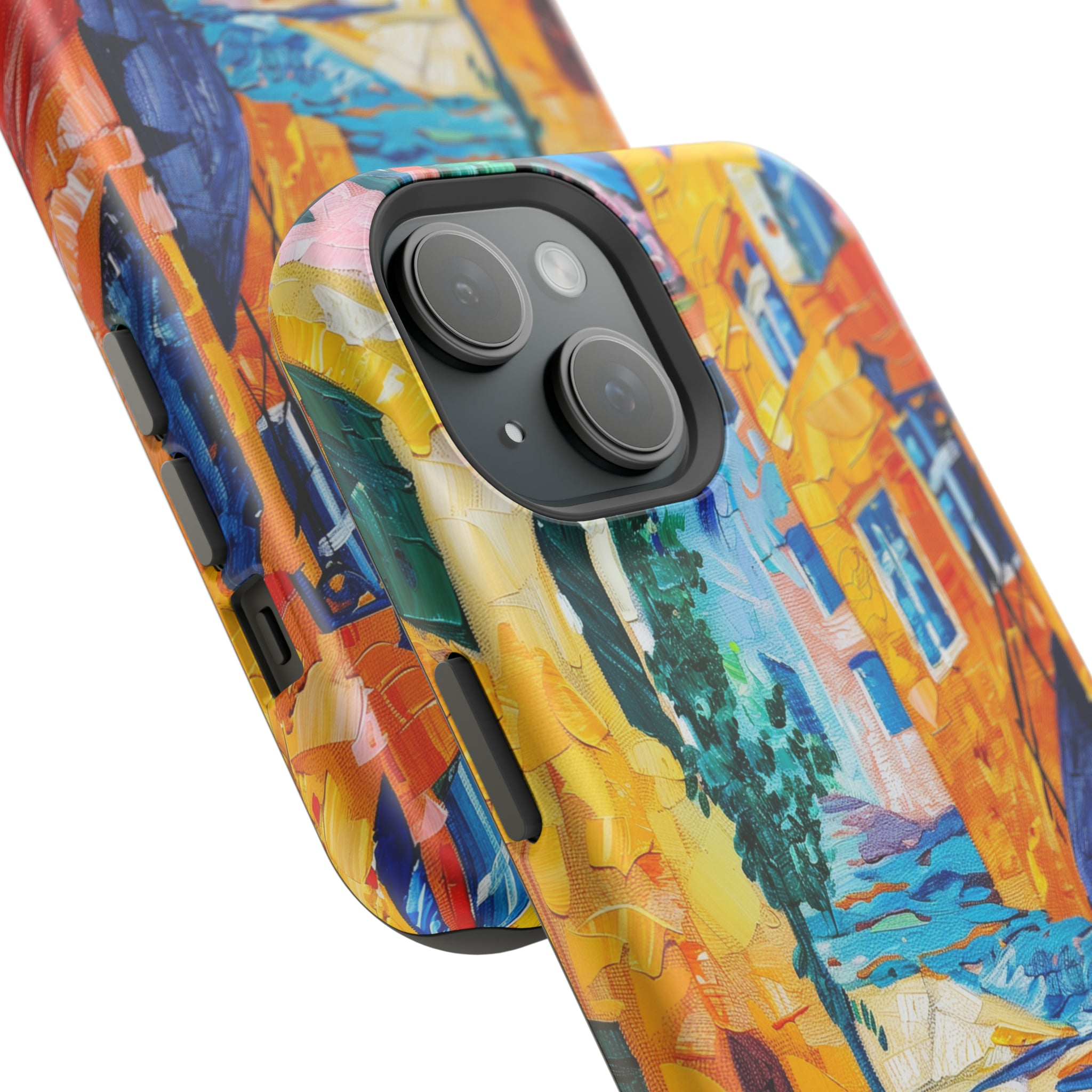 STIKISS™ Oil Paints Collection 01-014 Cozy Alleyway iPhone MagSafe Tough Case