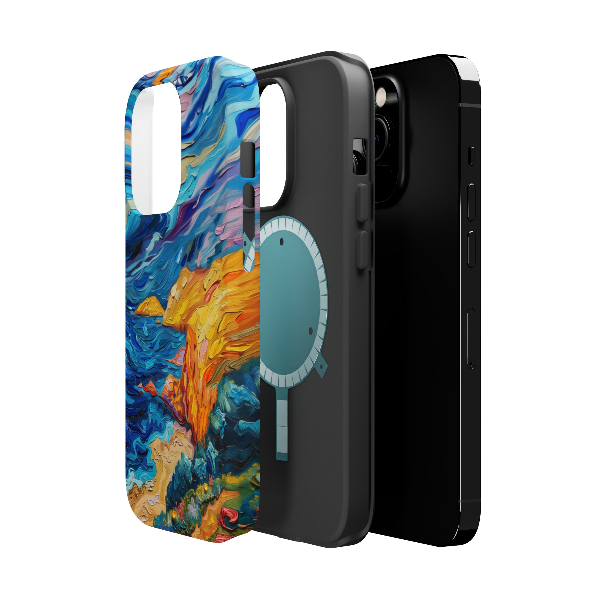 STIKISS™ Oil Paints Collection 01-011 Big Sur iPhone MagSafe Tough Case