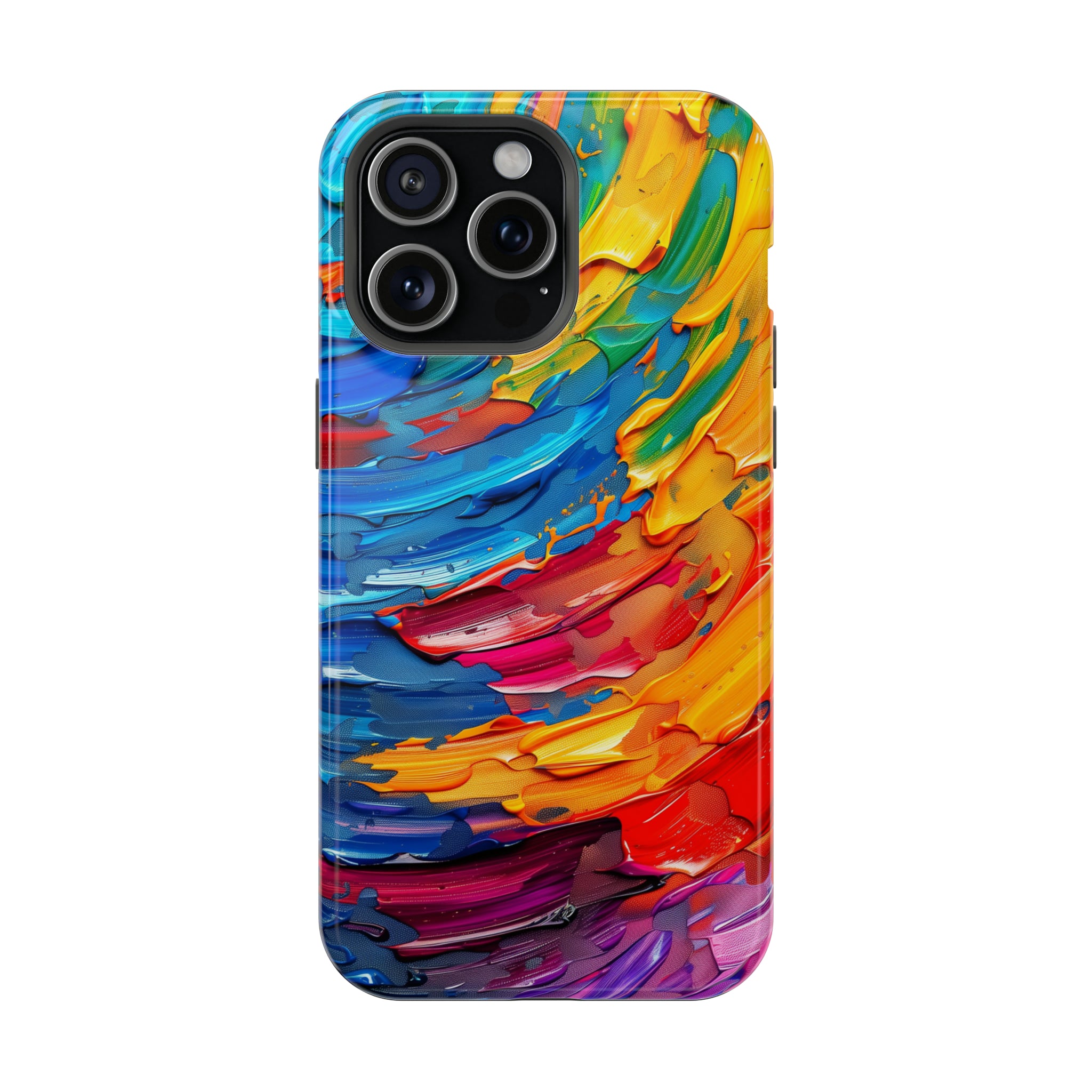 STIKISS™ Oil Paints Collection 01-015 Rainbow iPhone MagSafe Tough Case