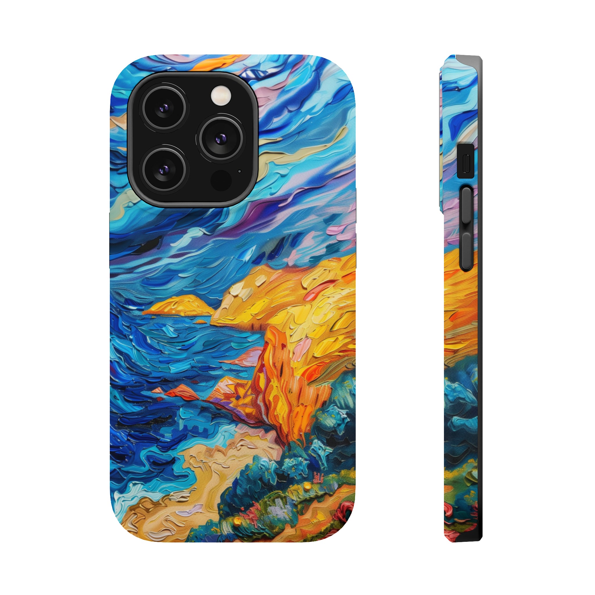 STIKISS™ Oil Paints Collection 01-011 Big Sur iPhone MagSafe Tough Case