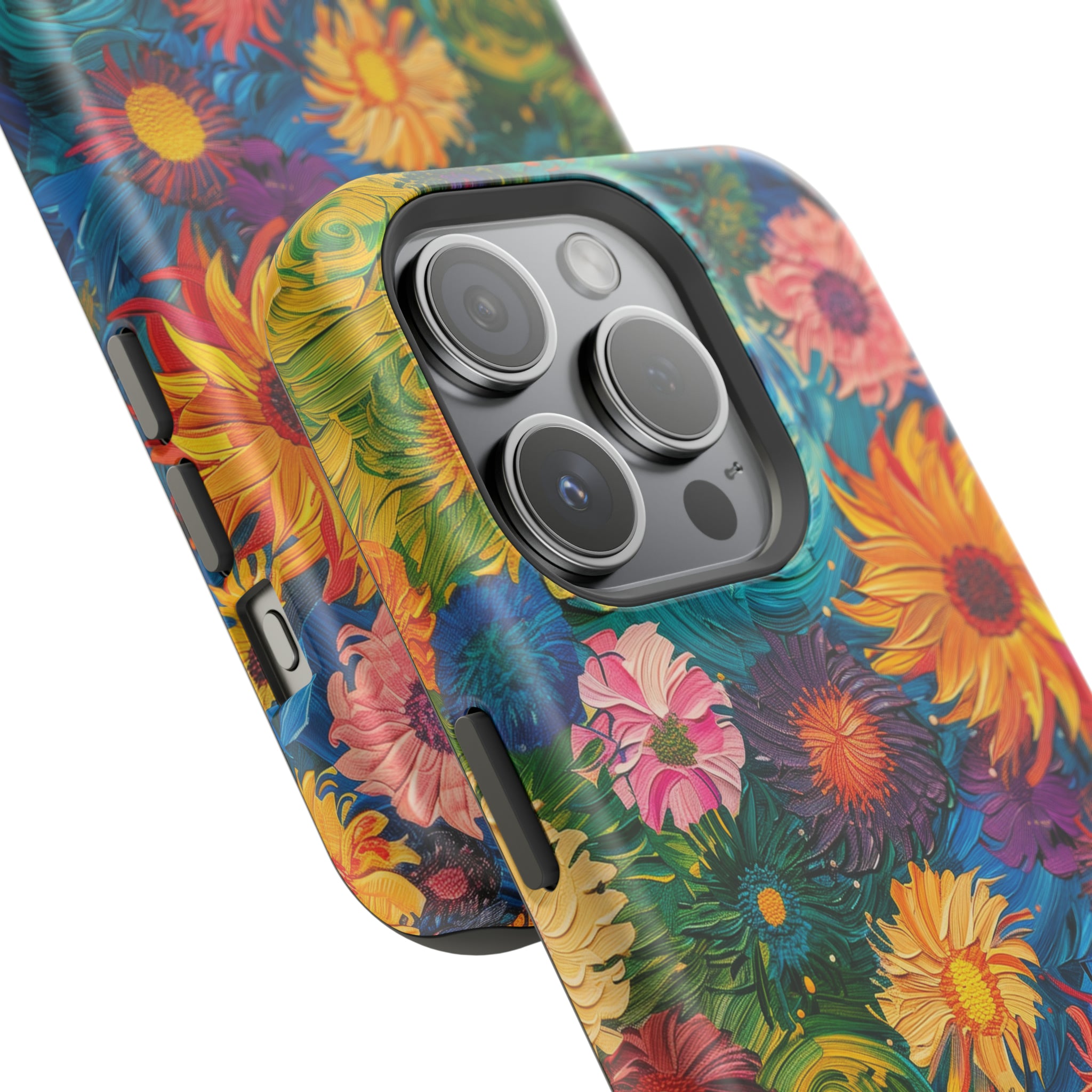 STIKISS™ Oil Paints Collection 01-001 Flowers iPhone MagSafe Tough Case