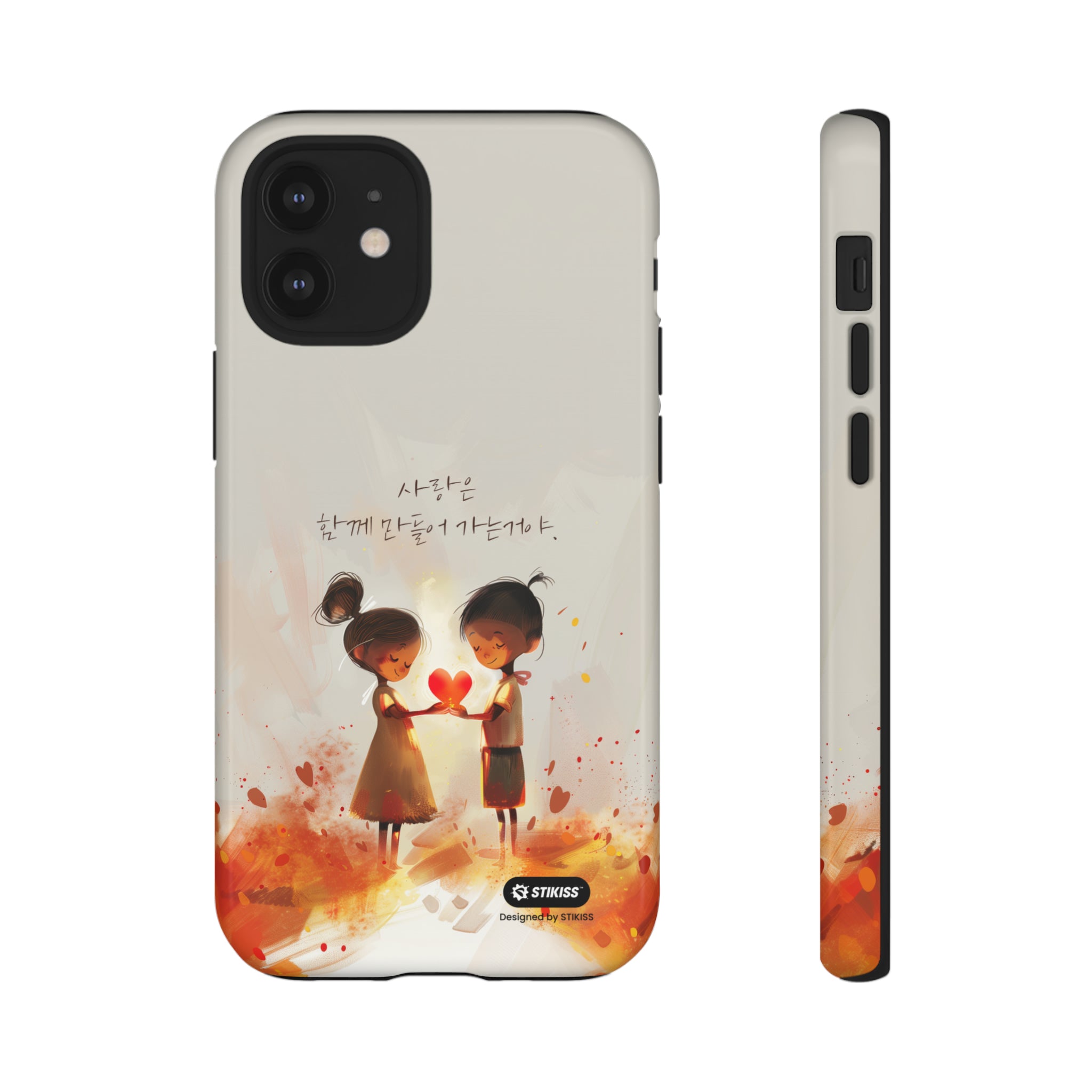 STIKISS™ Exploring Love Collection 009 - Create together Tough iPhone Cases