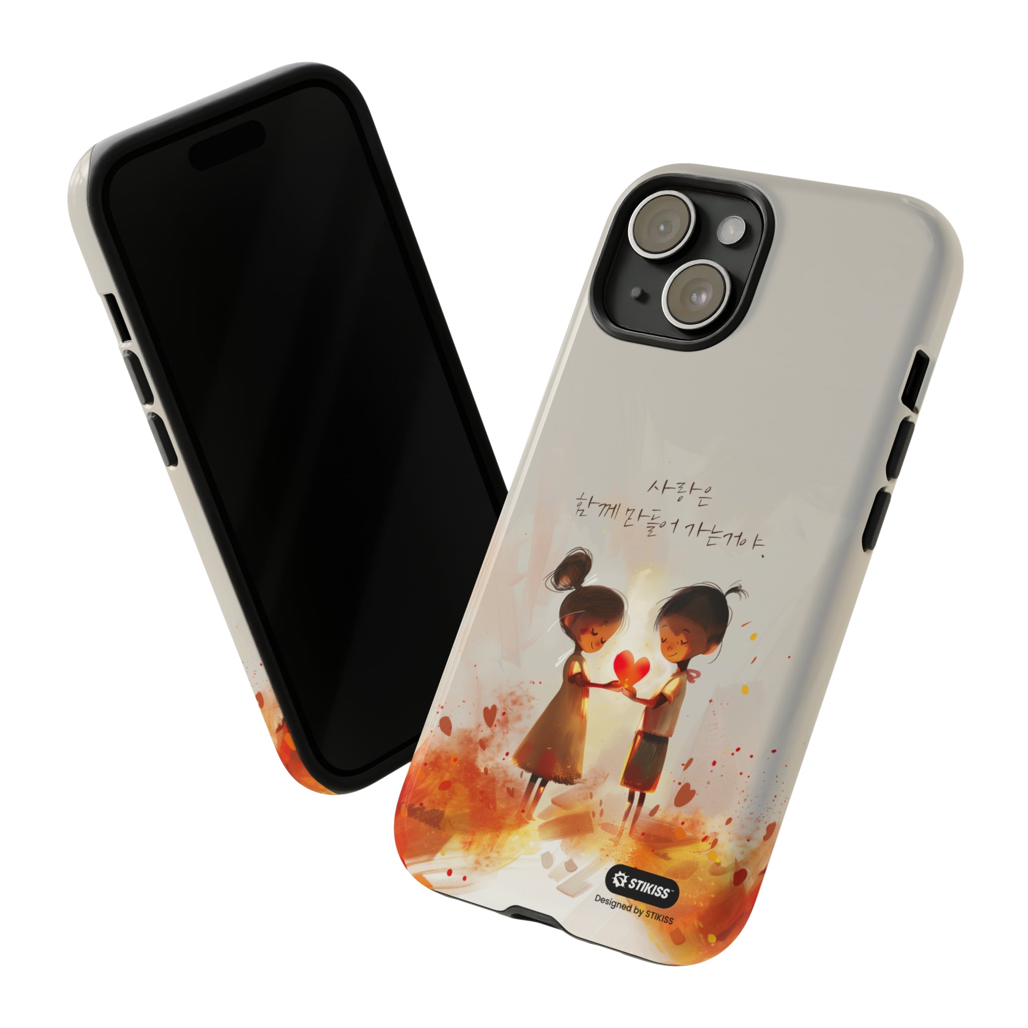 STIKISS™ Exploring Love Collection 009 - Create together Tough iPhone Cases