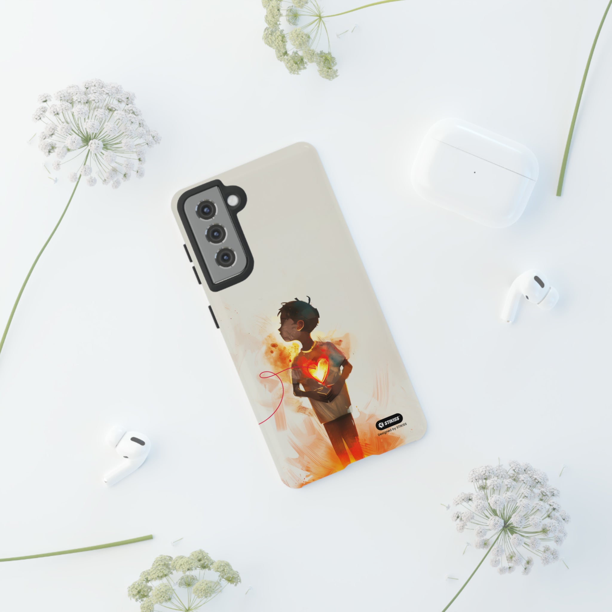 STIKISS™ Exploring Love Collection 011 - Lover Tough iPhone, Galaxy, Pixel phone Case