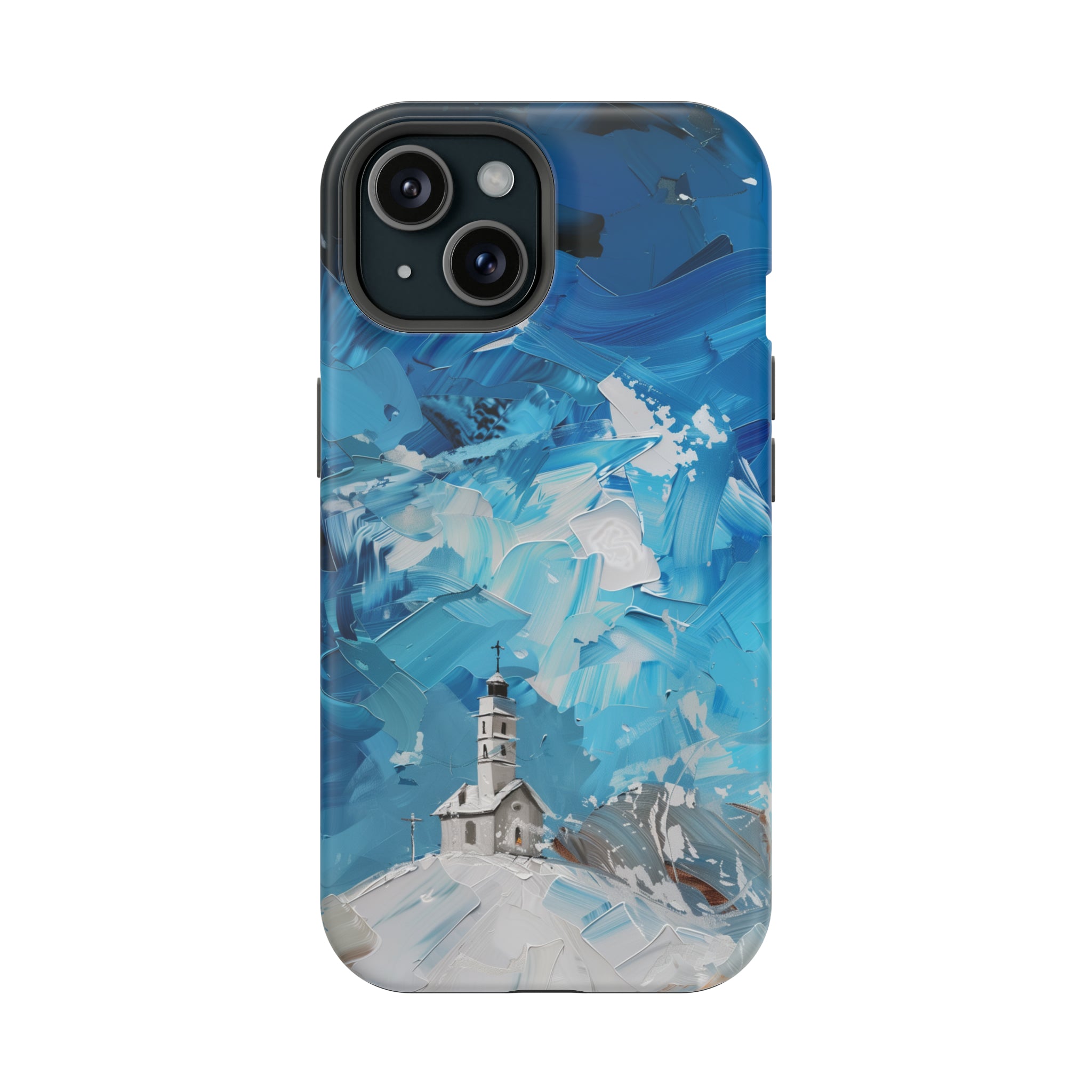 STIKISS™ Oil Paints Collection 01-017 Church iPhone MagSafe Tough Case