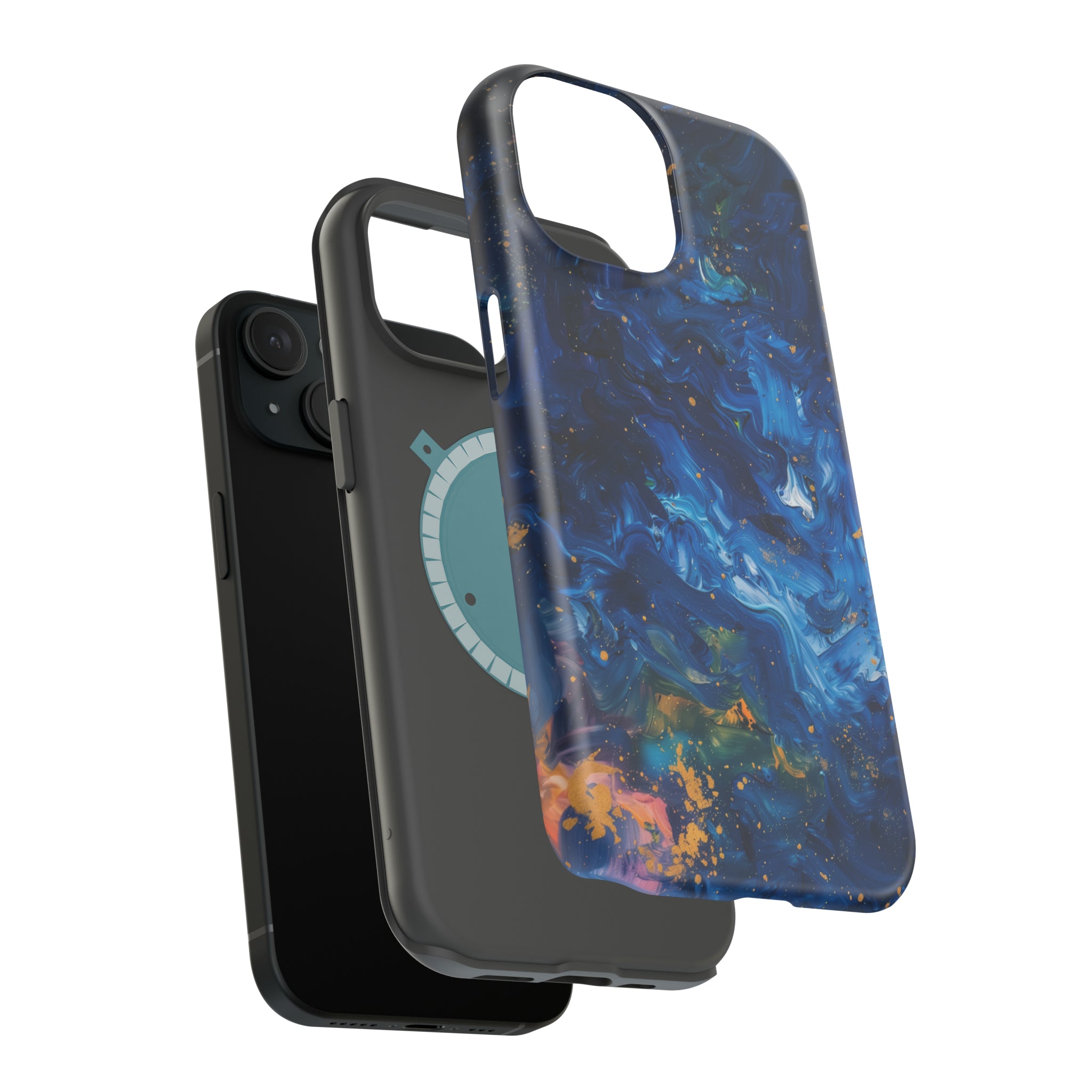 STIKISS™ Oil Paints Collection 01-013 Milky way iPhone MagSafe Tough Case