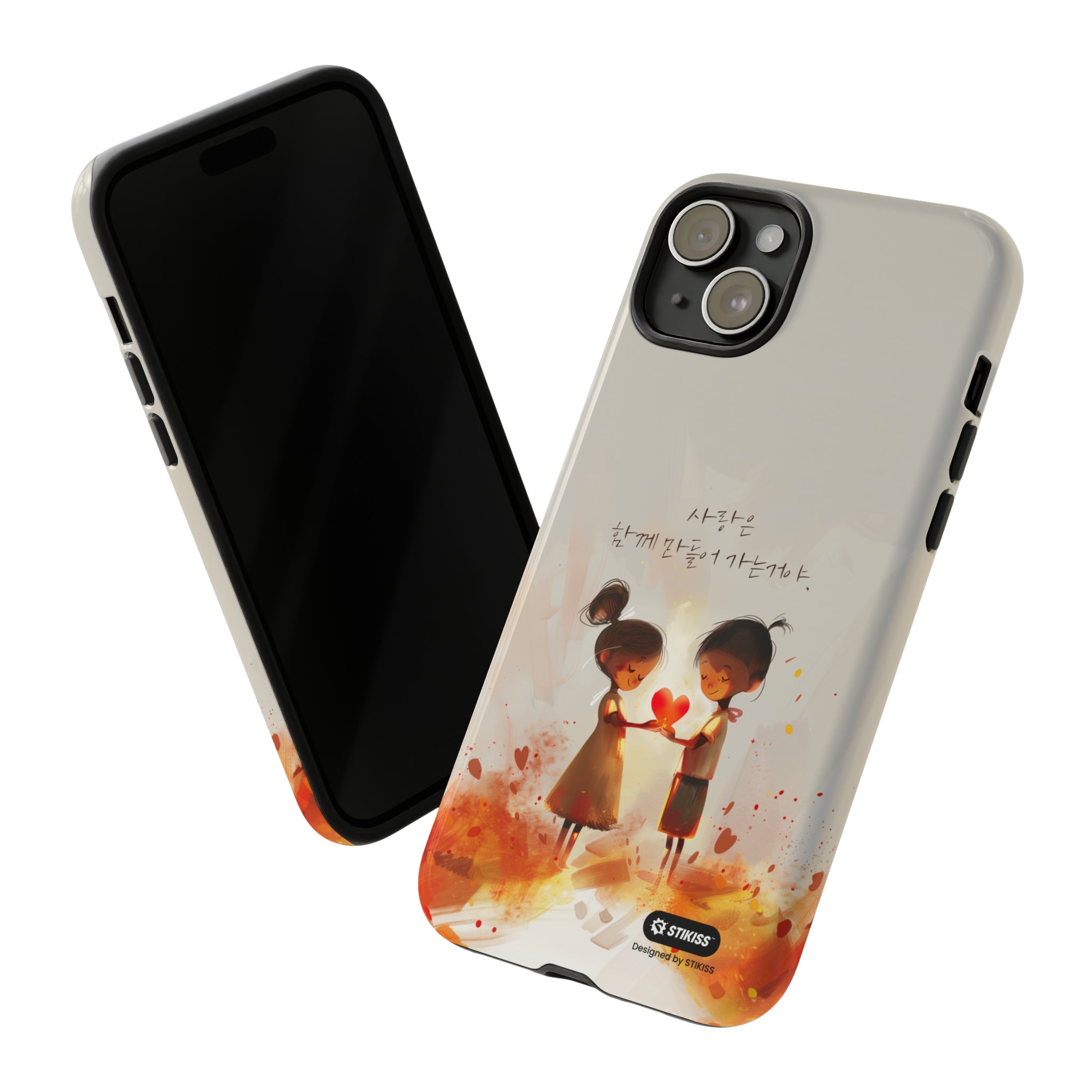 STIKISS™ Exploring Love Collection 009 - Create together Tough iPhone Cases