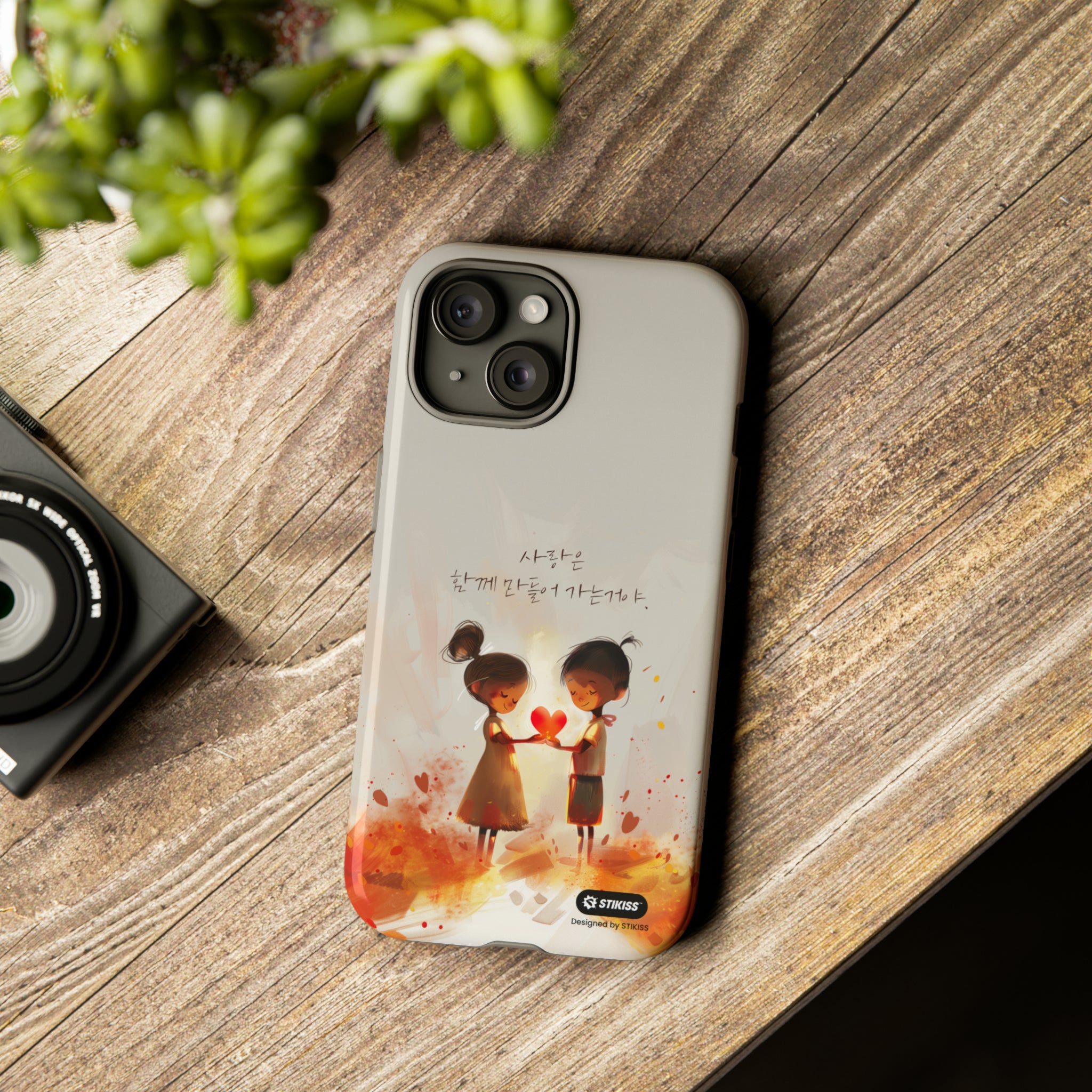 STIKISS™ Exploring Love Collection 009 - Create together Tough iPhone Cases