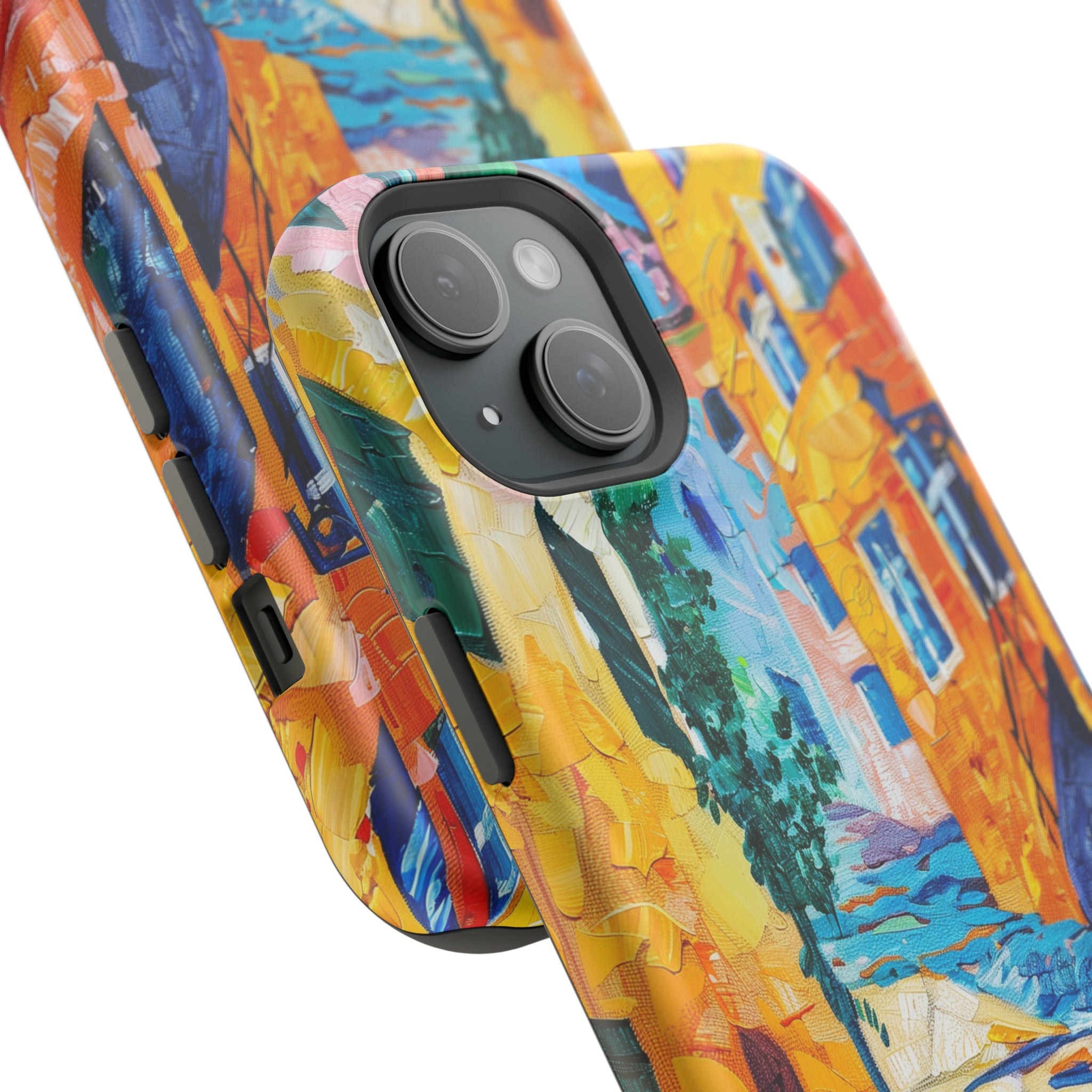 STIKISS™ Oil Paints Collection 01-014 Cozy Alleyway iPhone MagSafe Tough Case