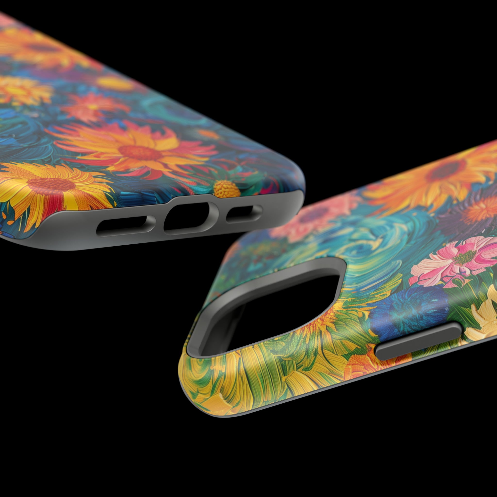 STIKISS™ Oil Paints Collection 01-001 Flowers iPhone MagSafe Tough Case