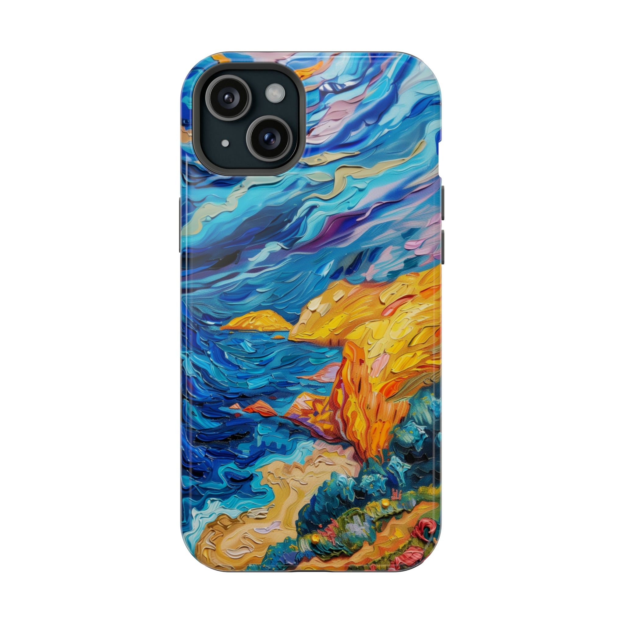 STIKISS™ Oil Paints Collection 01-011 Big Sur iPhone MagSafe Tough Case