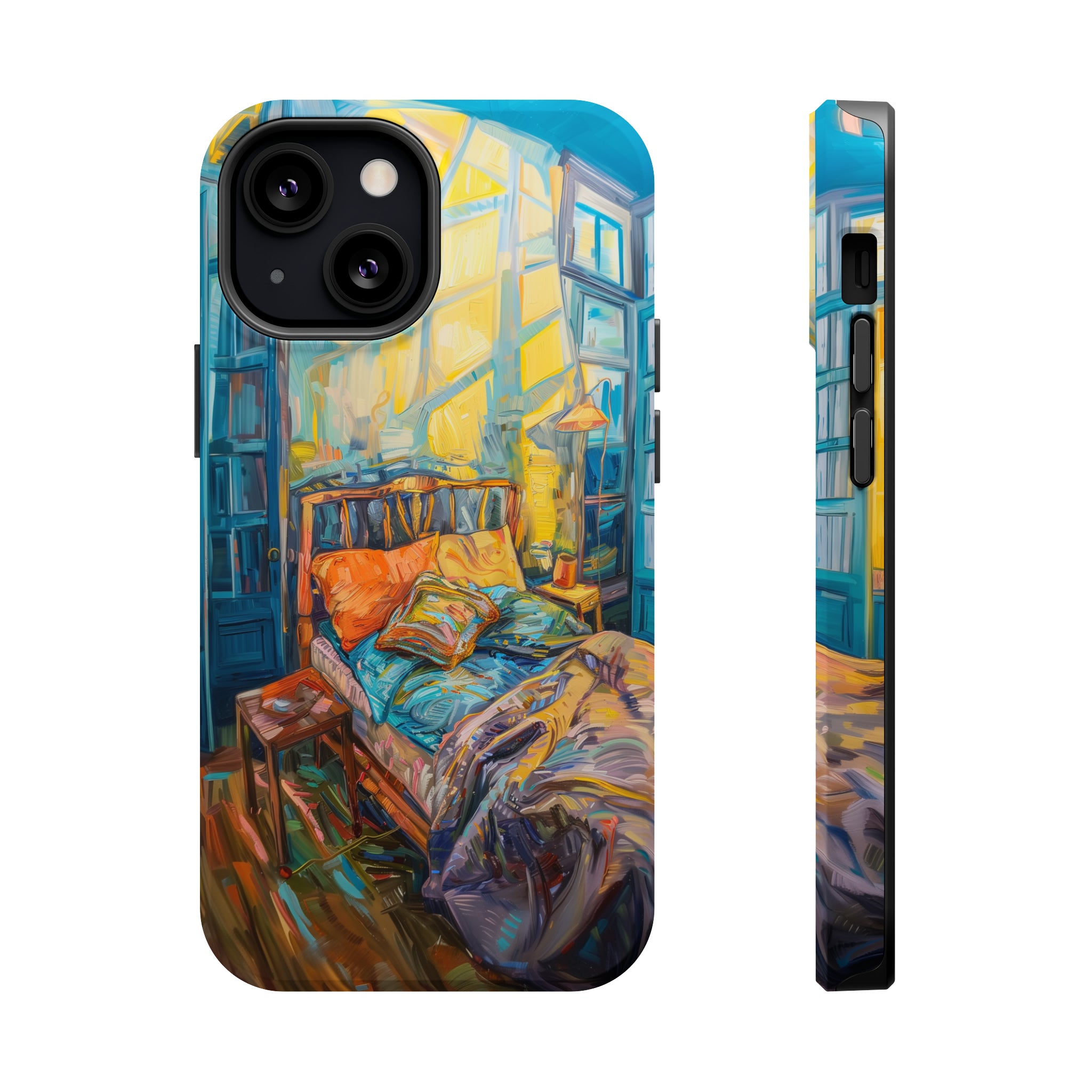 STIKISS™ Oil Paints Collection 01-020 Bed iPhone MagSafe Tough Case