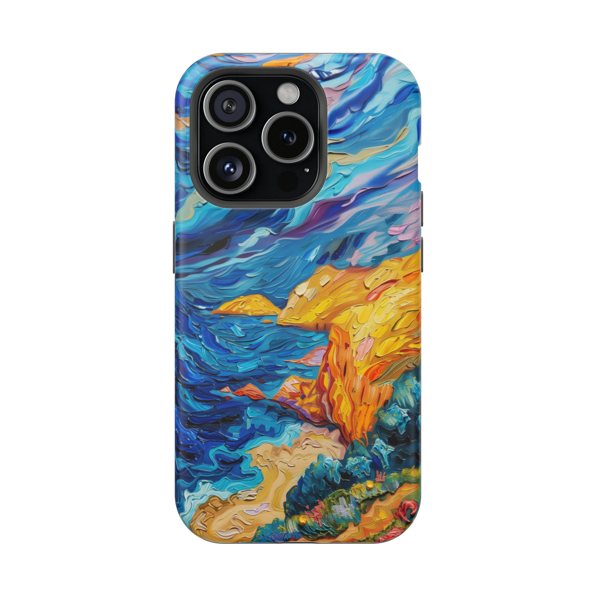 STIKISS™ Oil Paints Collection 01-011 Big Sur iPhone MagSafe Tough Case