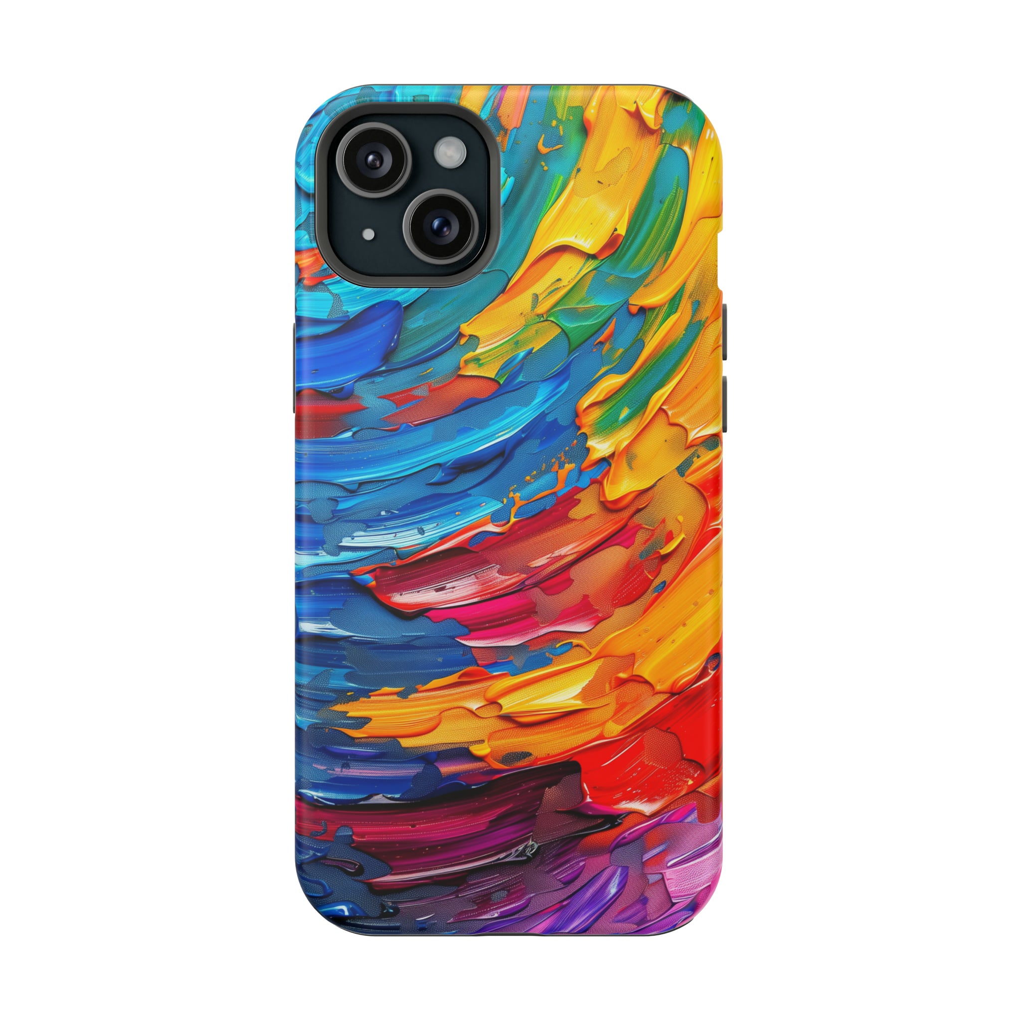 STIKISS™ Oil Paints Collection 01-015 Rainbow iPhone MagSafe Tough Case