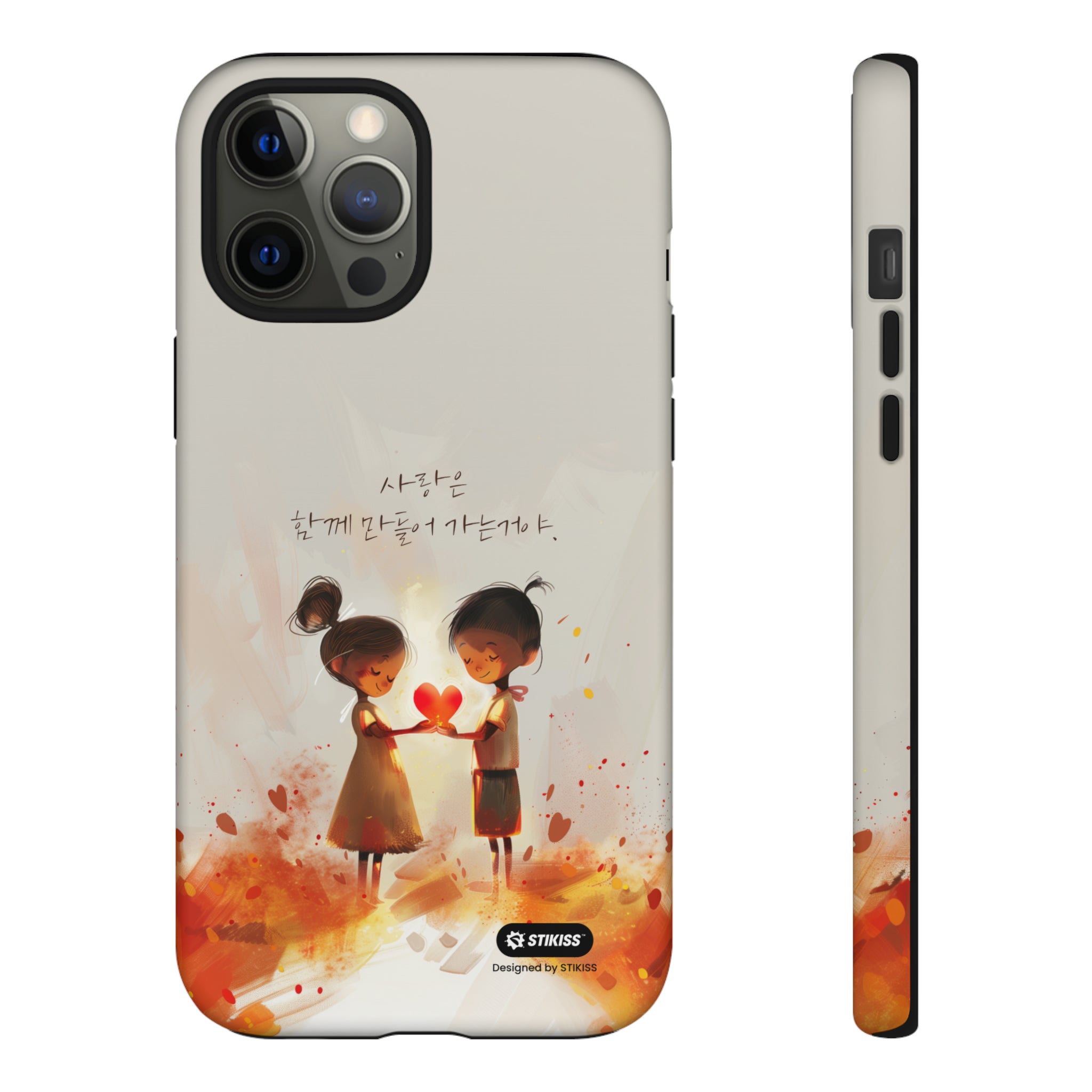 STIKISS™ Exploring Love Collection 009 - Create together Tough iPhone Cases