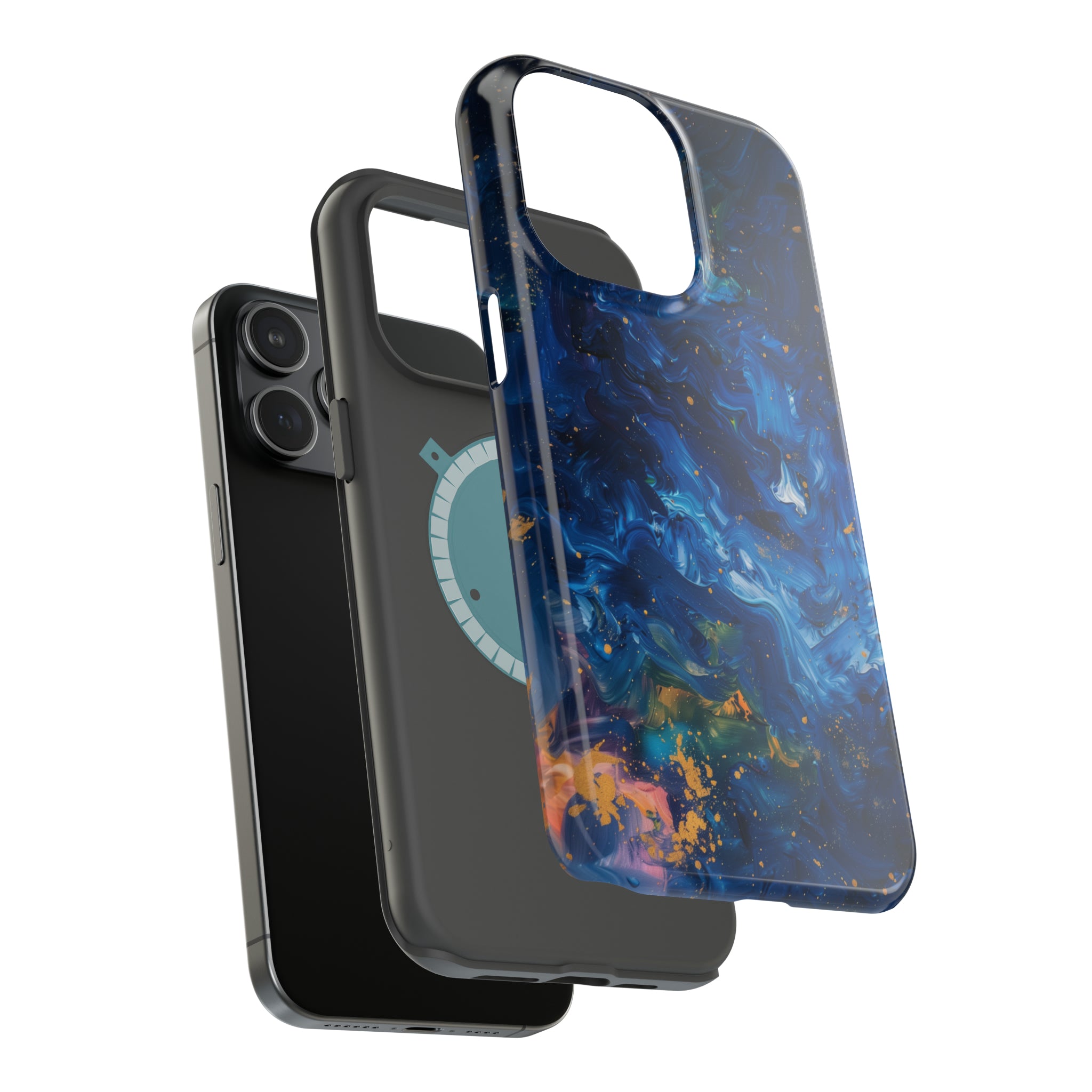 STIKISS™ Oil Paints Collection 01-013 Milky way iPhone MagSafe Tough Case