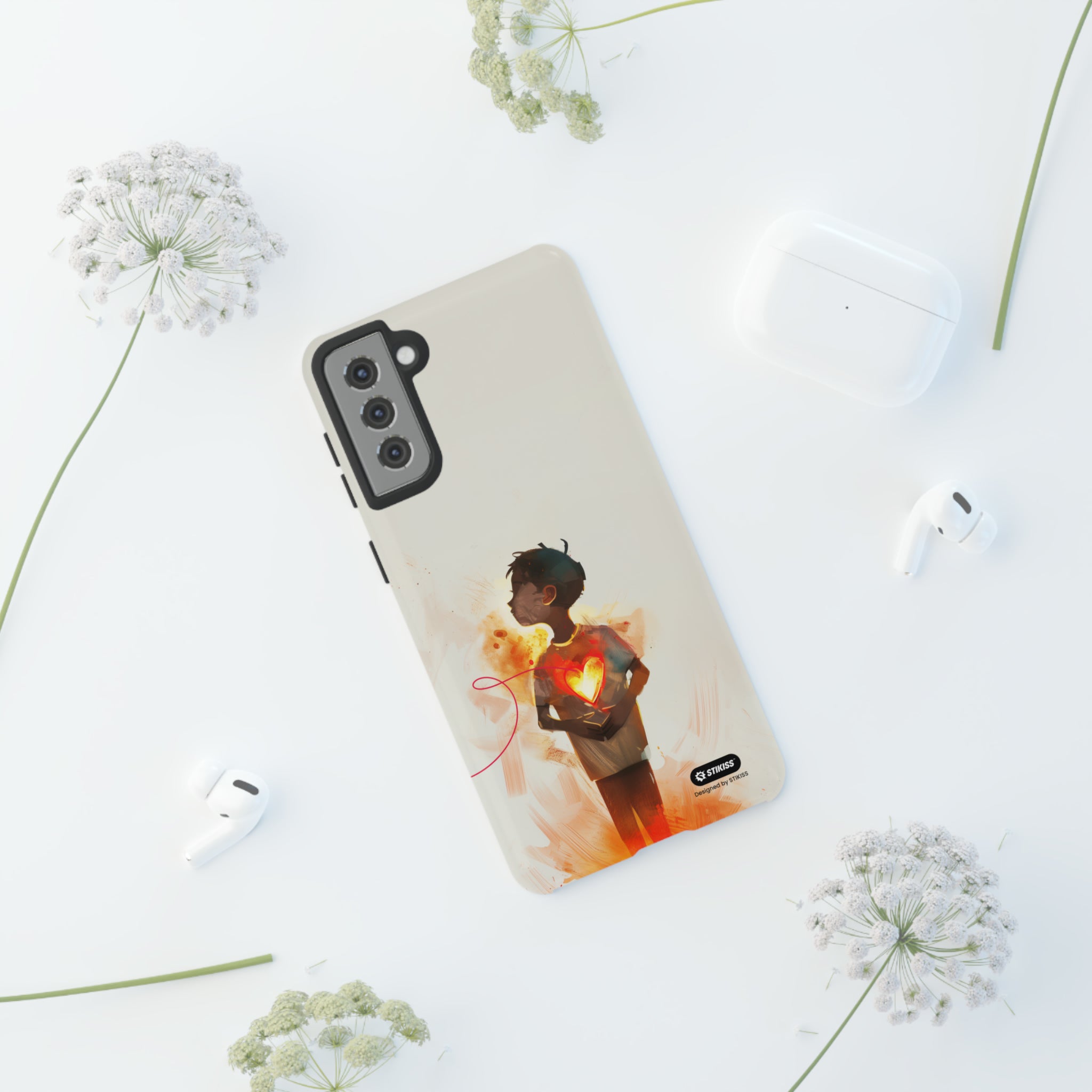 STIKISS™ Exploring Love Collection 011 - Lover Tough iPhone, Galaxy, Pixel phone Case