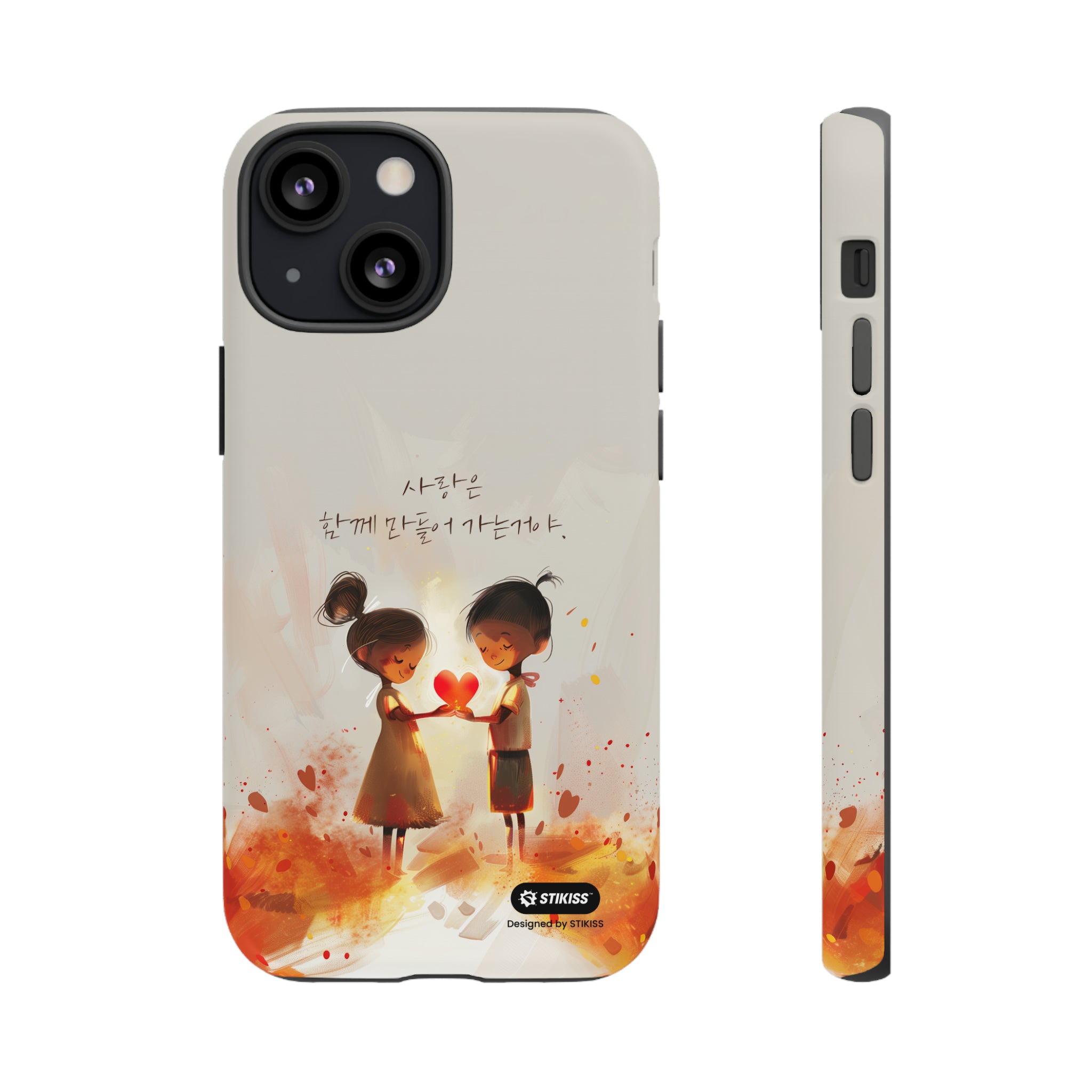 STIKISS™ Exploring Love Collection 009 - Create together Tough iPhone Cases