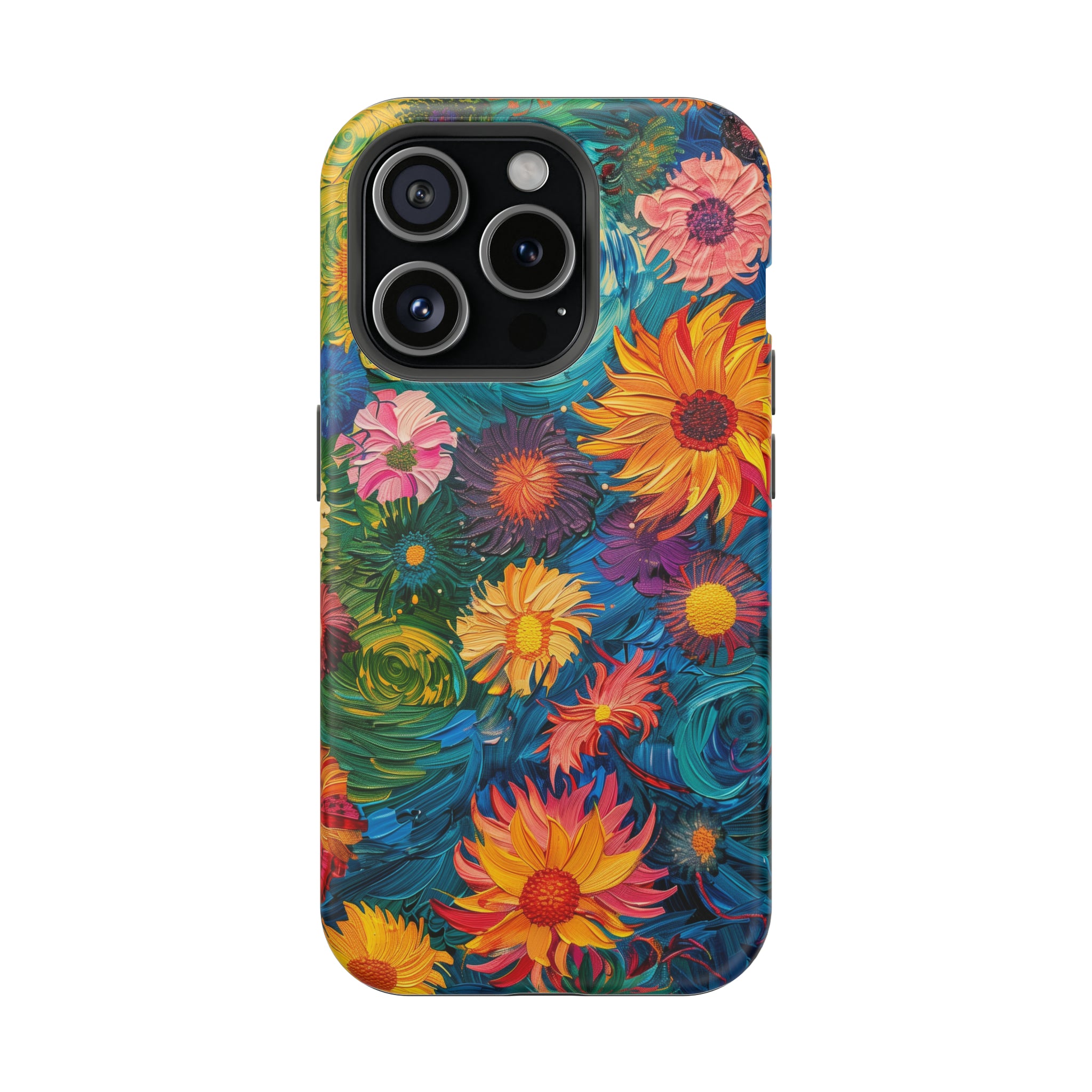 STIKISS™ Oil Paints Collection 01-001 Flowers iPhone MagSafe Tough Case