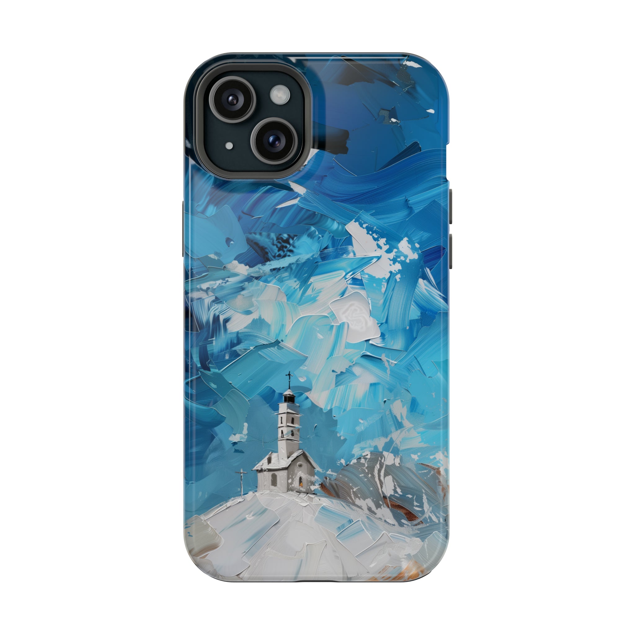 STIKISS™ Oil Paints Collection 01-017 Church iPhone MagSafe Tough Case