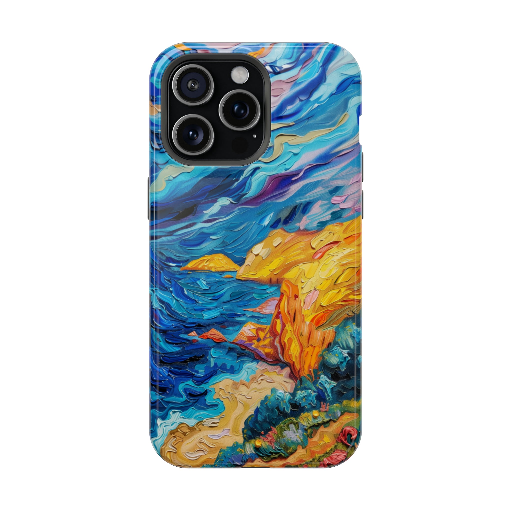 STIKISS™ Oil Paints Collection 01-011 Big Sur iPhone MagSafe Tough Case