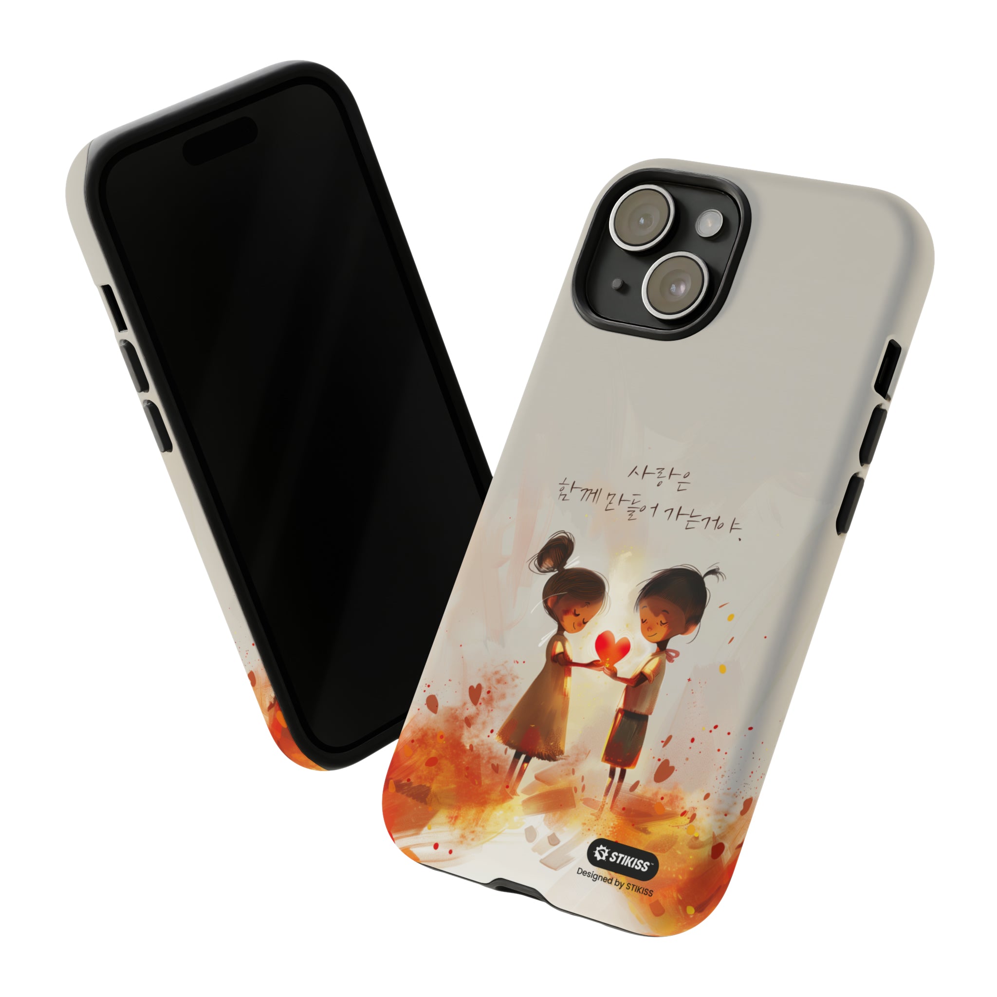 STIKISS™ Exploring Love Collection 009 - Create together Tough iPhone Cases