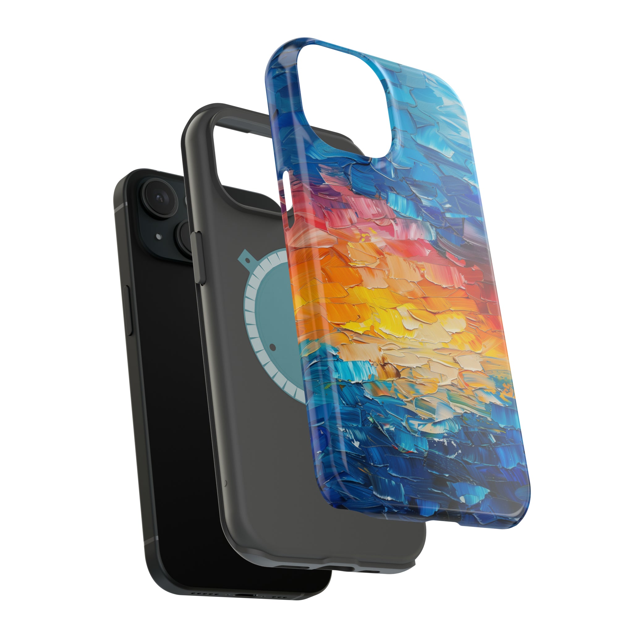 STIKISS™ Oil Paints Collection 01-004 Sunset iPhone MagSafe Tough Case