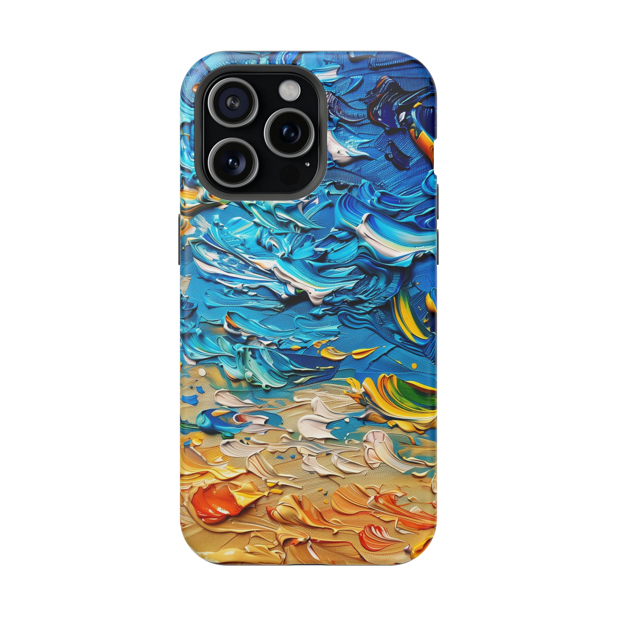 STIKISS™ Oil Paints Collection 01-008 Beach iPhone MagSafe Tough Case