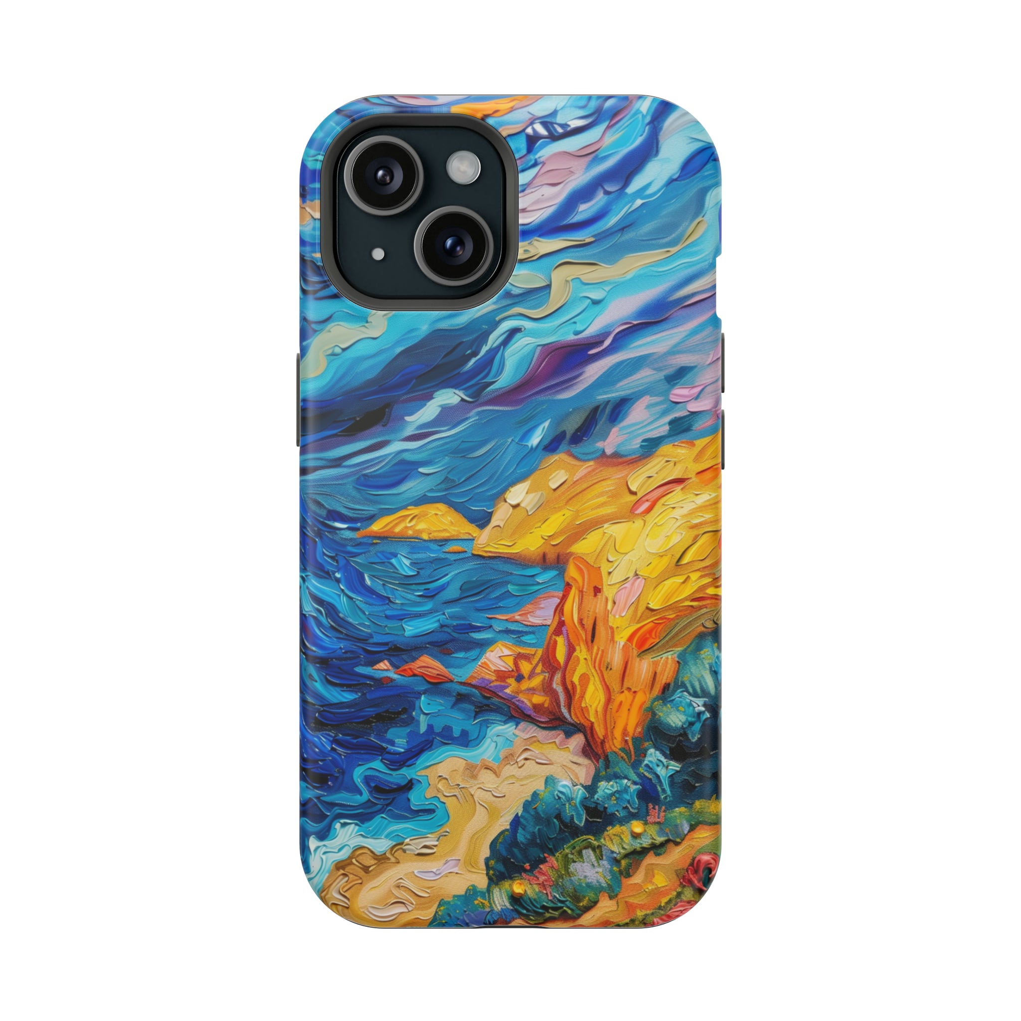 STIKISS™ Oil Paints Collection 01-011 Big Sur iPhone MagSafe Tough Case