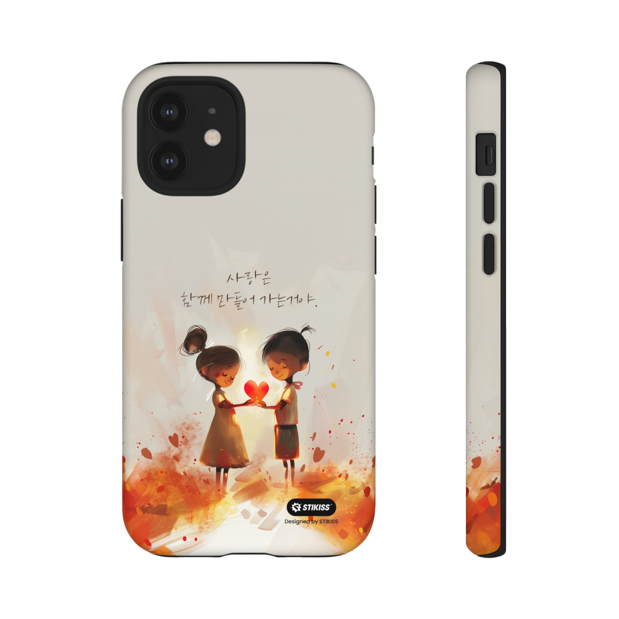 STIKISS™ Exploring Love Collection 009 - Create together Tough iPhone Cases